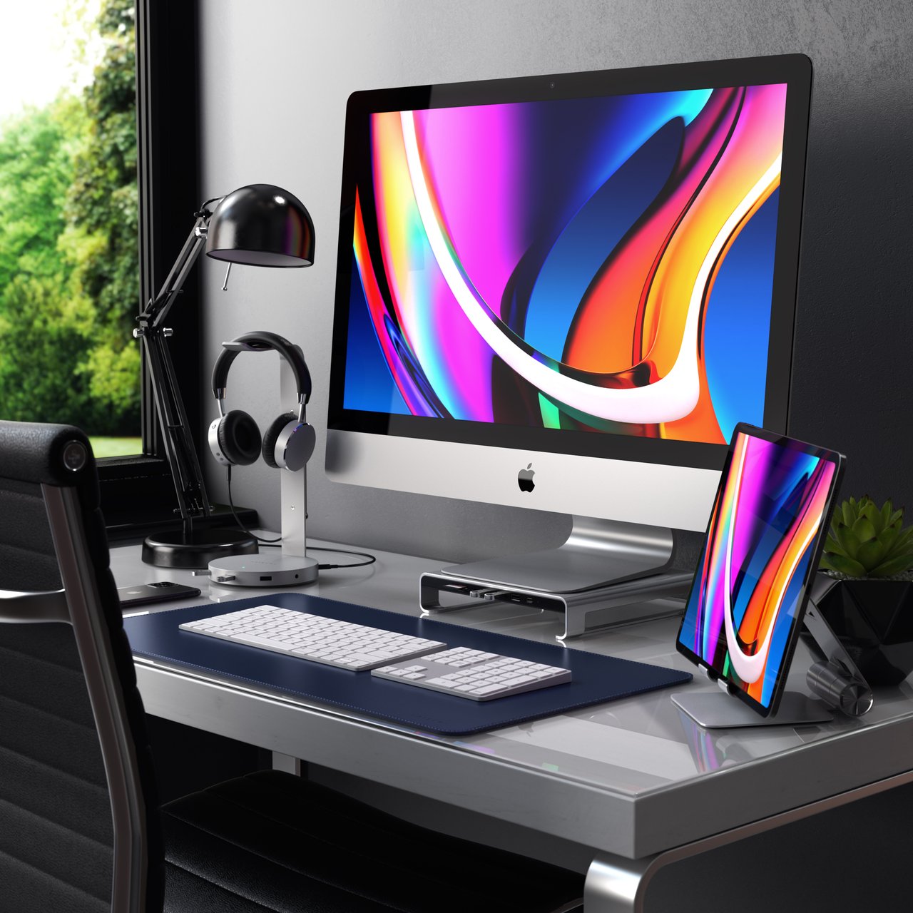 desk setup
