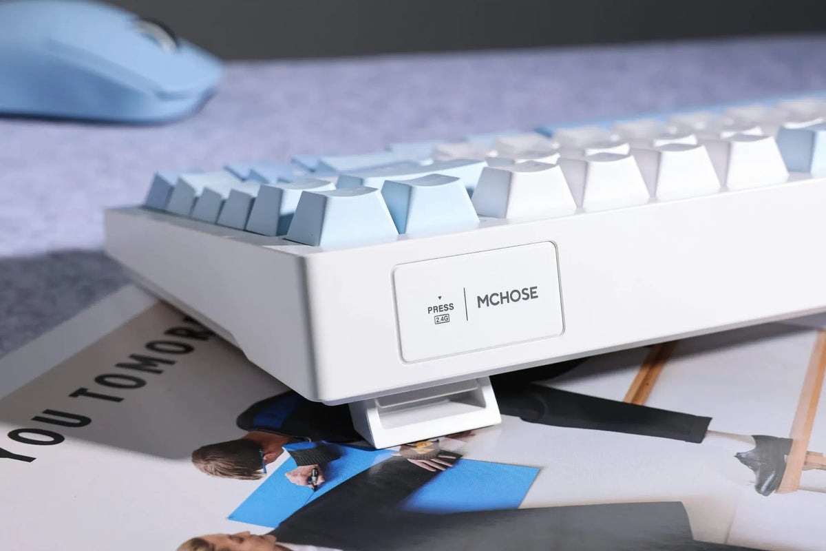 MCHOSE - Wireless Mechanical Keyboard G75 Pro Tri-Mode Blue