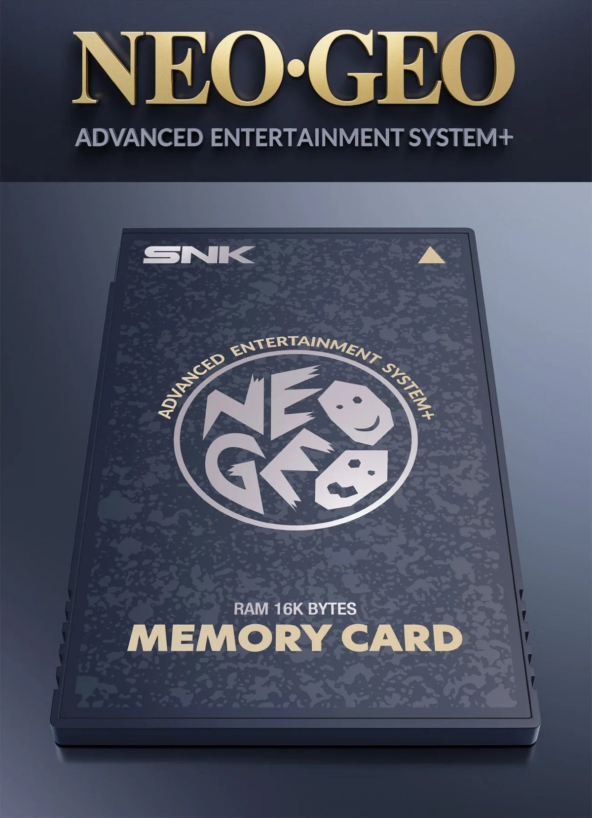 Karta pamięci NEO-GEO SNK z 16K bajtów RAM, idealna dla fanów retro gamingu i konsol arcade.