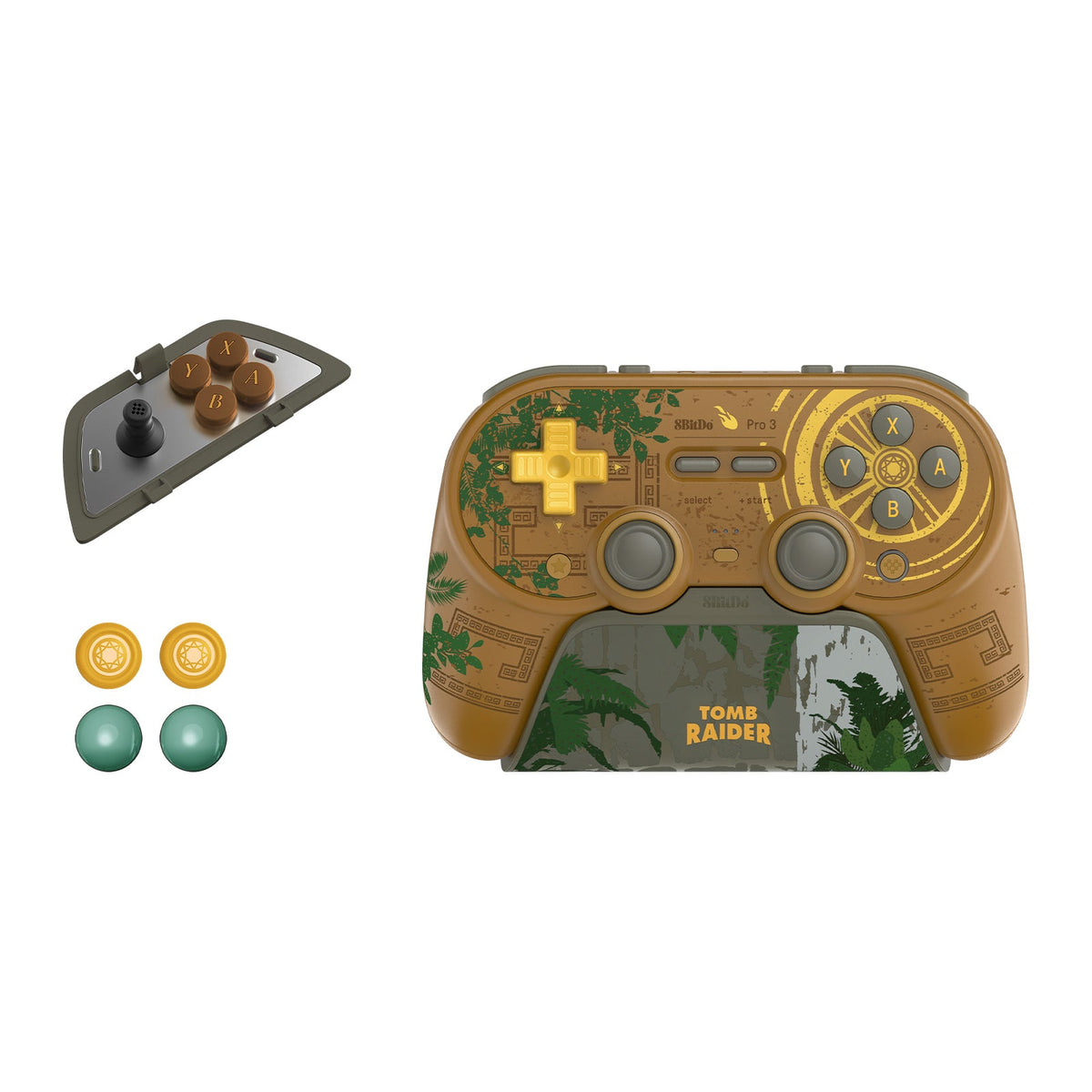 8BitDo - Pro 3 Tomb Raider 30th Anniversary Edition Wireless Bluetooth Gamepad with Docking Station