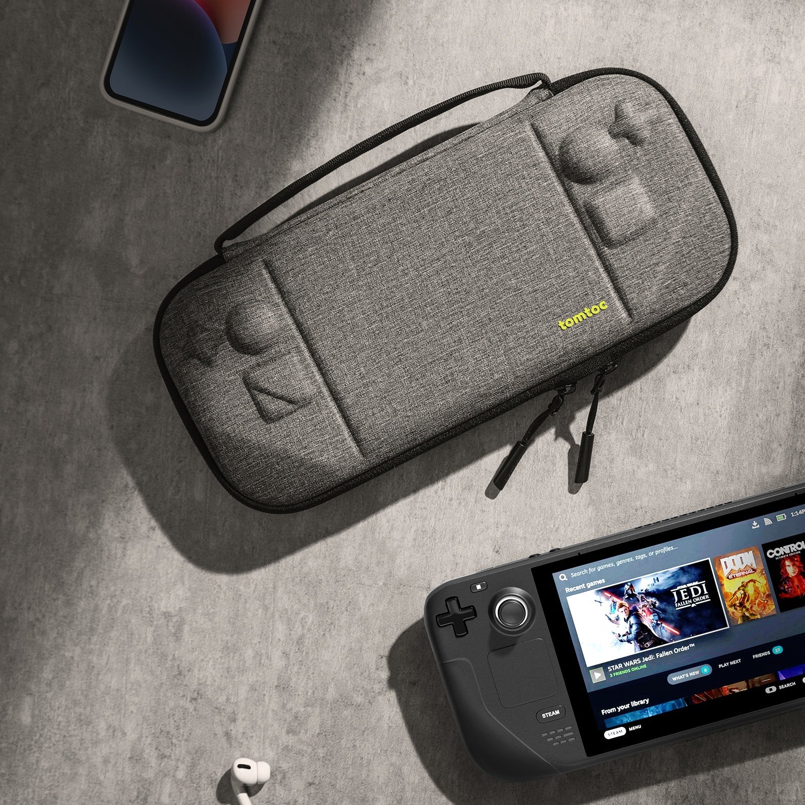 Tomtoc - FancyCase-G38 Steam Deck Hard Shell Case