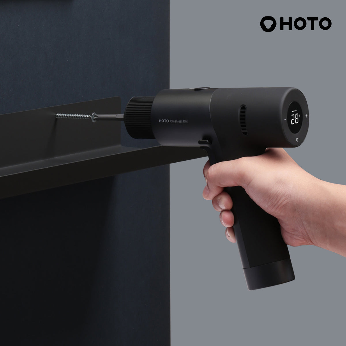 HOTO - 12V Brushless Drill Tool Set