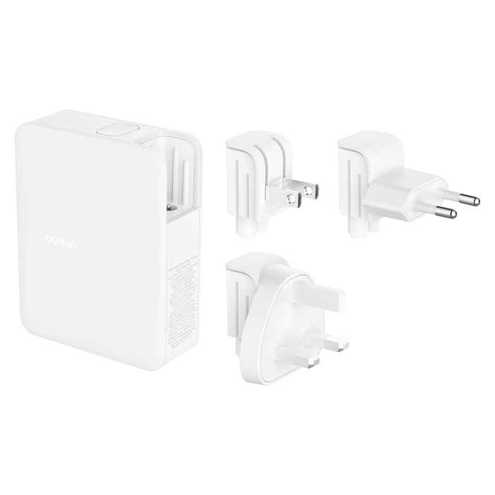 Belkin - BoostCharge Pro 140W 4-Port GaN Wall Charger