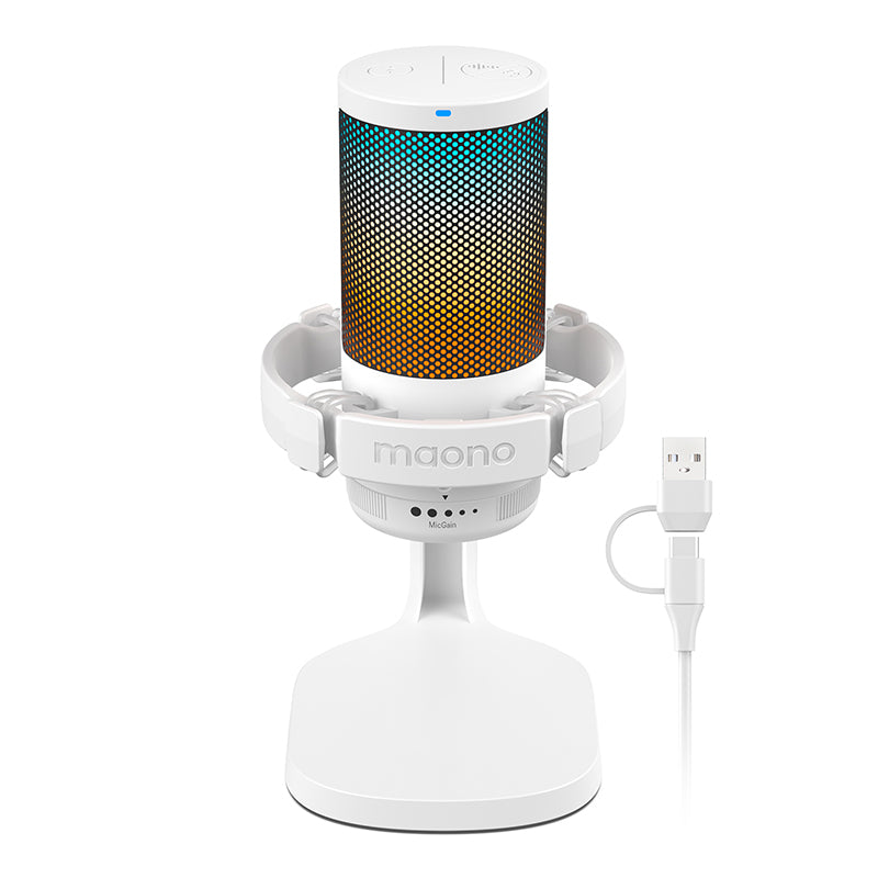 MAONO - DGM20 GamerWave Condenser USB Gaming RGB Microphone