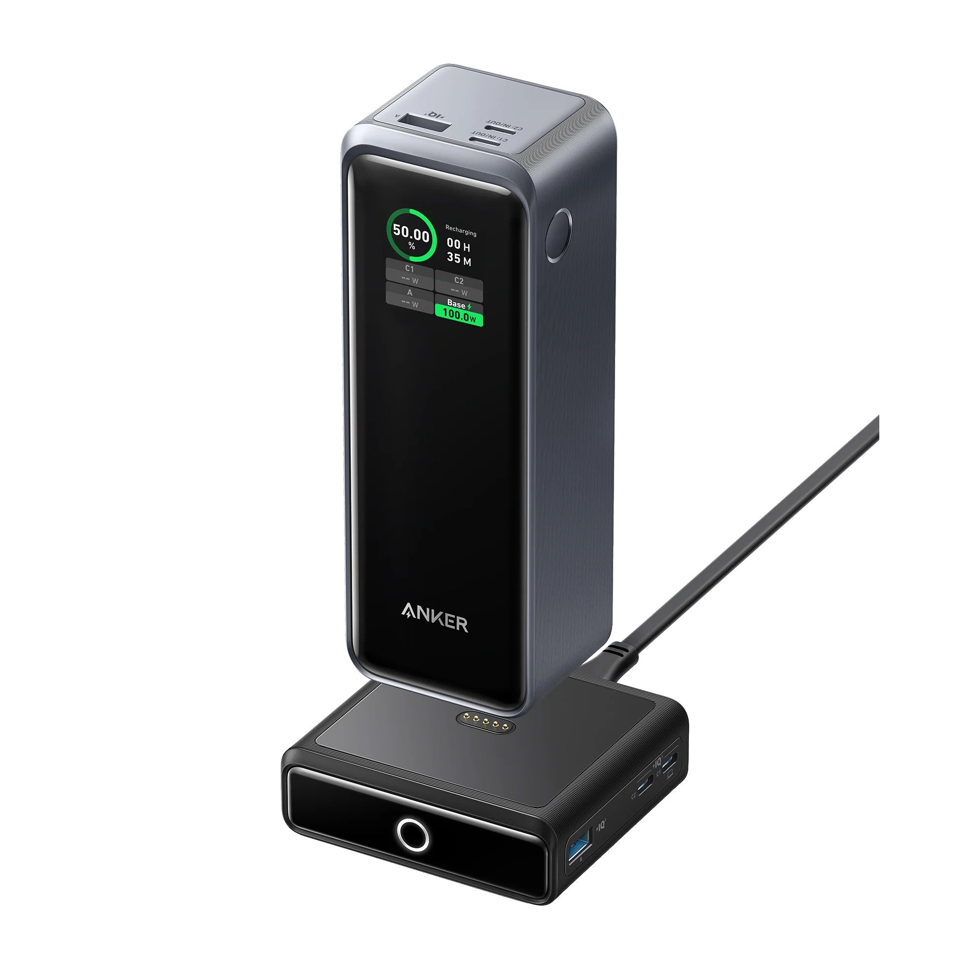 Anker - Prime 27,650mAh Power Bank (250W)