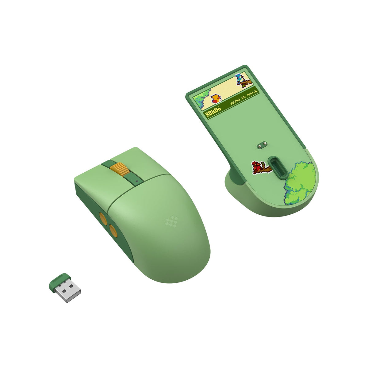 8BitDo - Retro R8 Wireless Mouse Xbox Forest Wonder