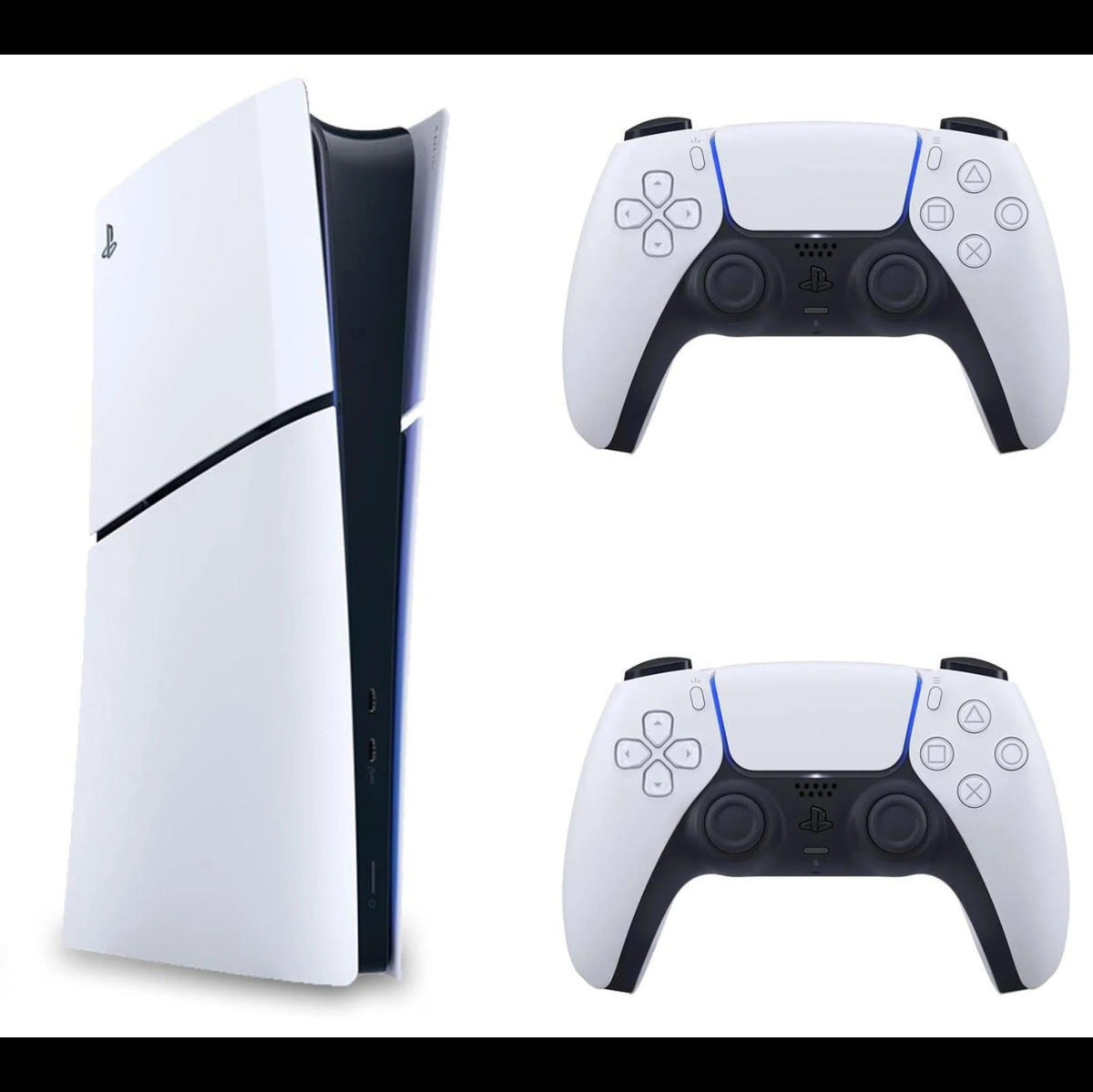 Sony - Console PlayStation 5 Slim Digital with Two Gamepads DualSense + Docking Station DualSense - Set