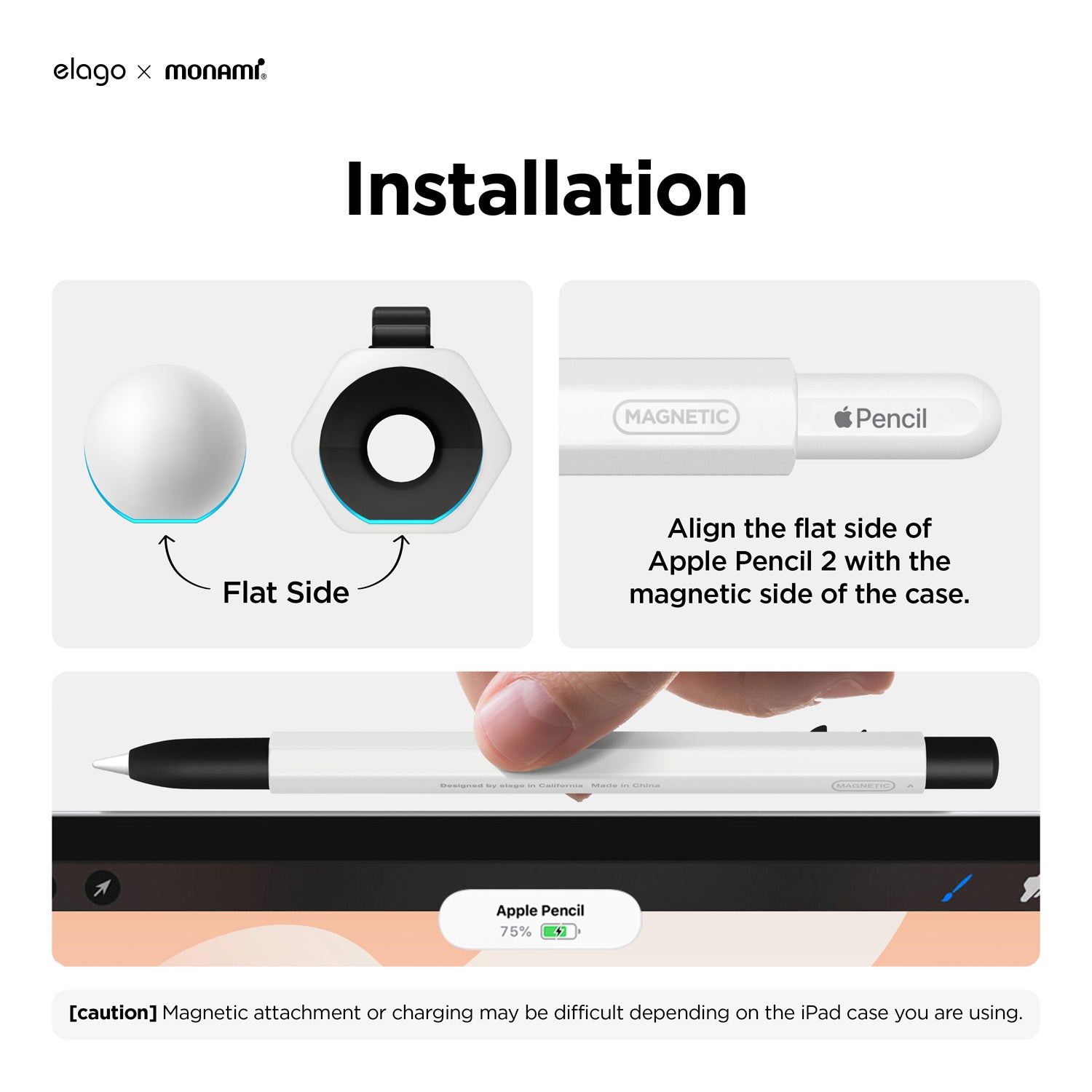Elago x MONAMI Case for Apple Pencil 2nd Gen