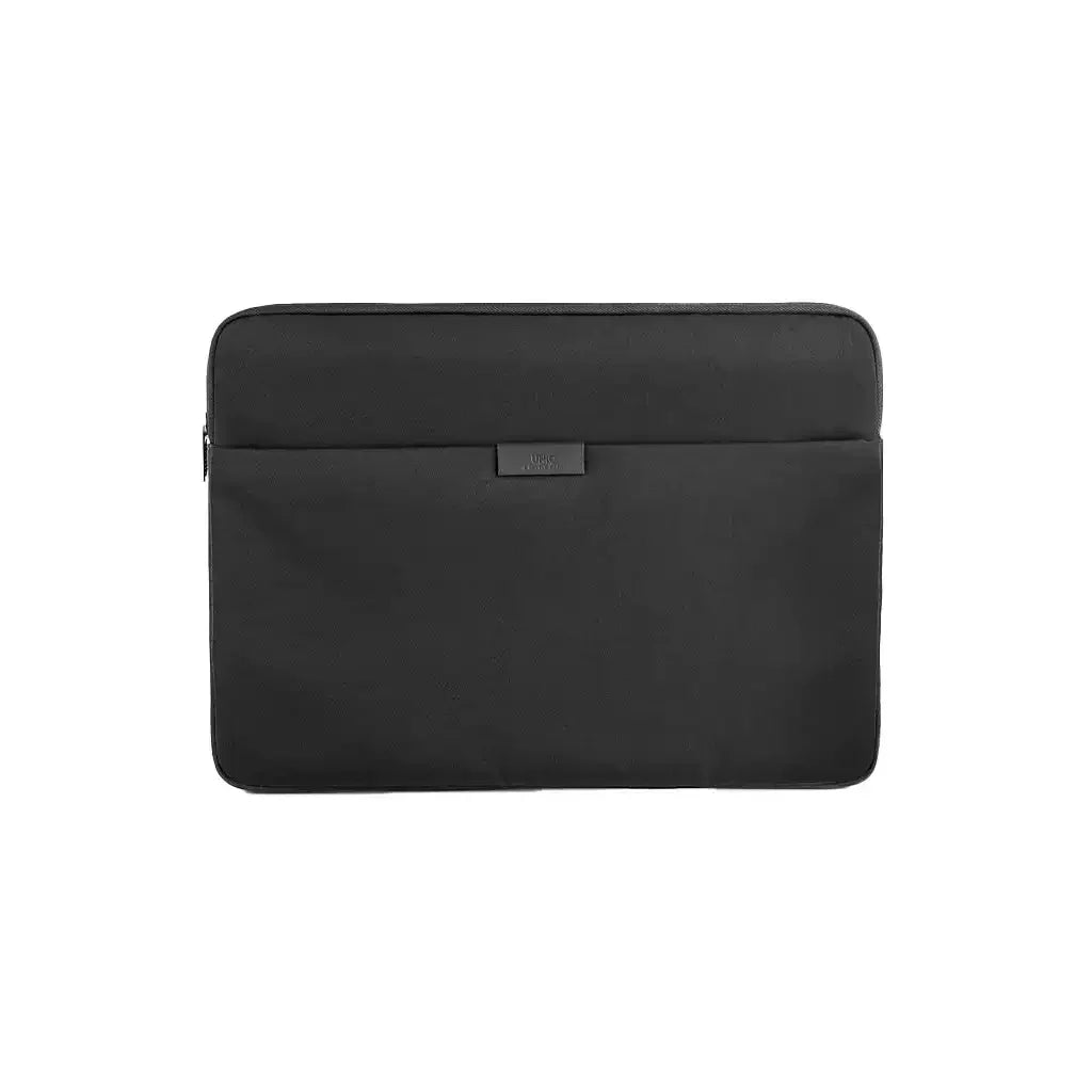 Czarna torba na laptopa, minimalistyczny pokrowiec na komputer przenośny