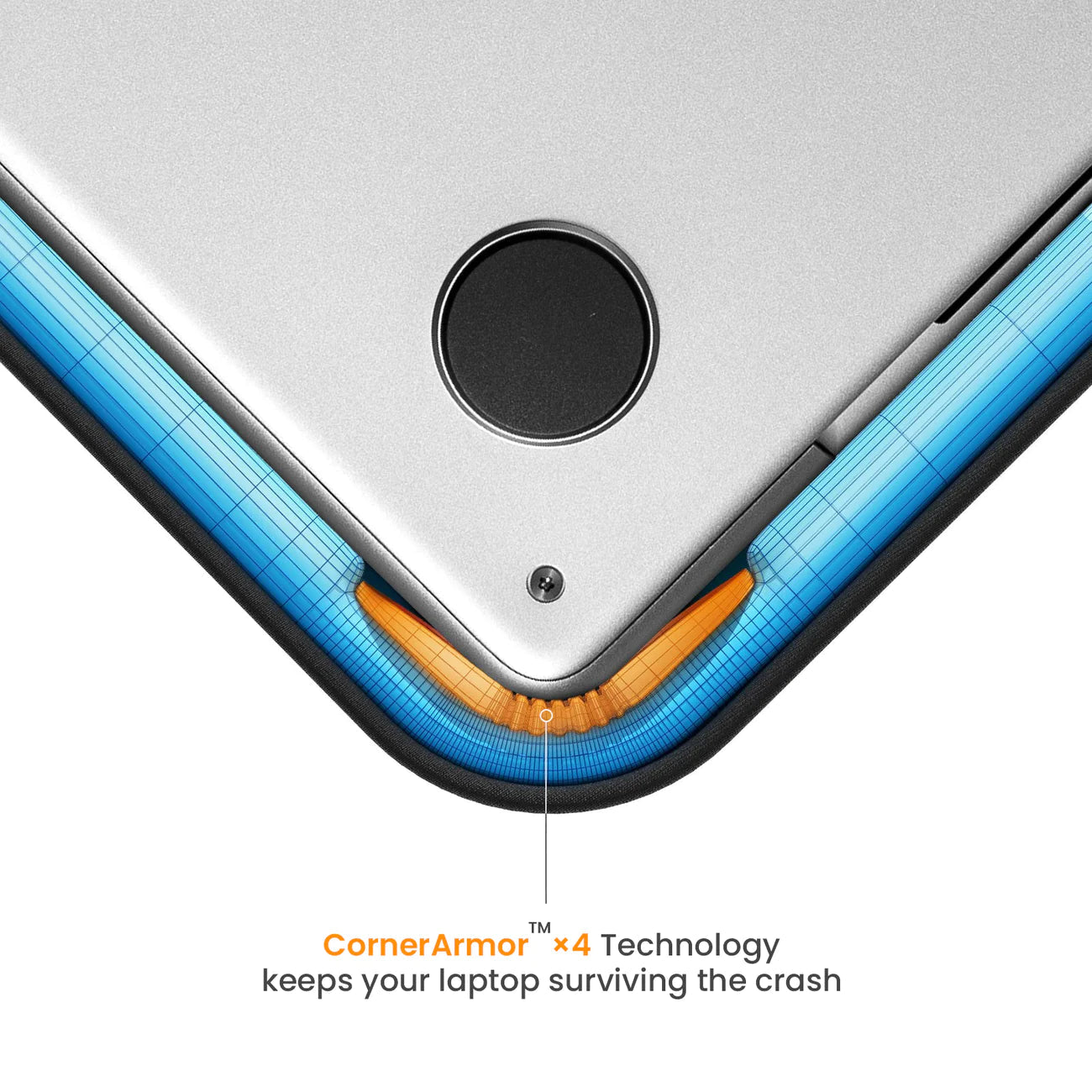 Tomtoc - Defender-A13 Laptop Sleeve for 15 inch MacBook Air