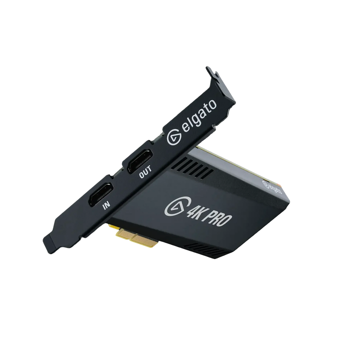 Karta Elgato 4K Pro z portami HDMI IN i OUT, idealna do streamowania i nagrywania w 4K dla Home Office.