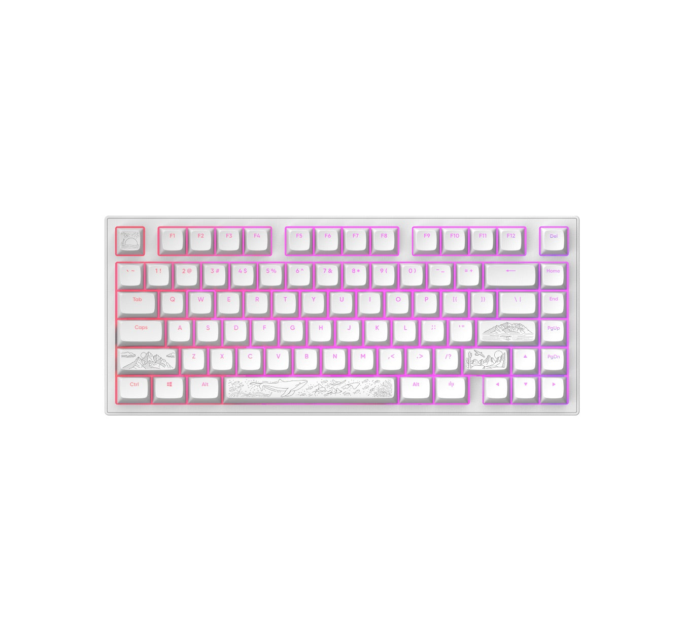 Dark Project - ALU81A Terra Nostra Gaming Mechanical Keyboard