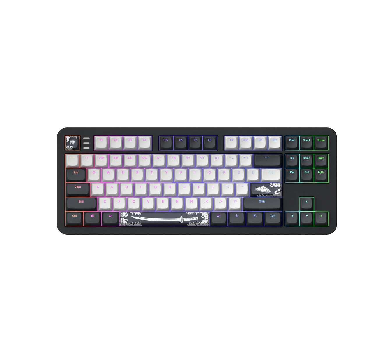 Dark Project - ALU87B Bushido Gaming Mechanical Keyboard