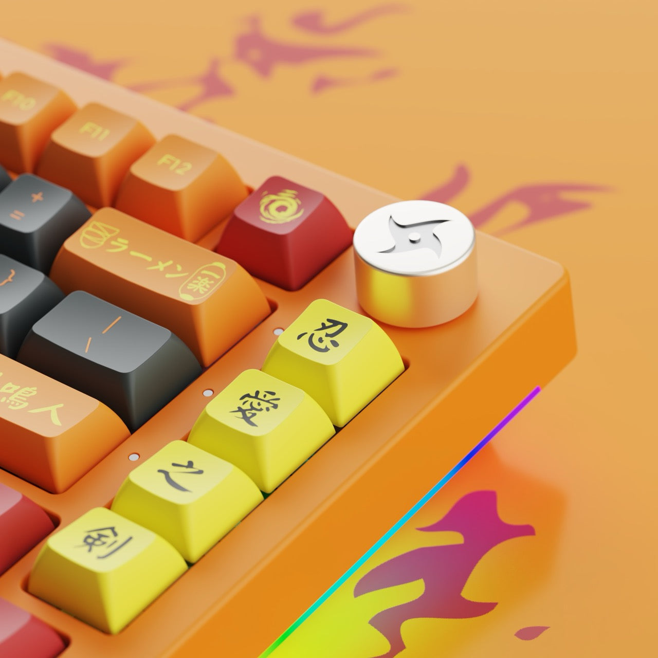 Akko - Naruto Uzumaki 20th Anniversary 5075B Plus Wireless Mechanical Keyboard