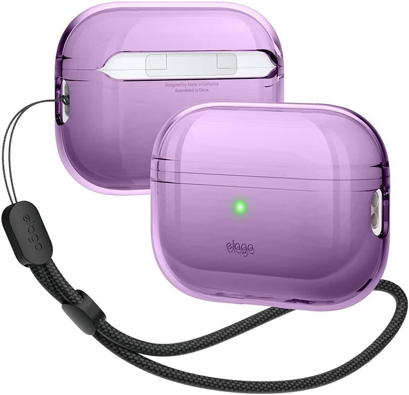 Elago - Clear Case with Nylon Lanyard for AirPods Pro 2
