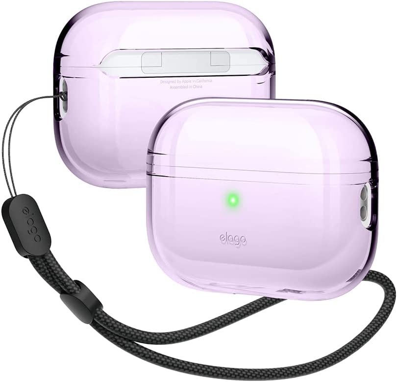 Elago - Clear Case with Nylon Lanyard for AirPods Pro 2