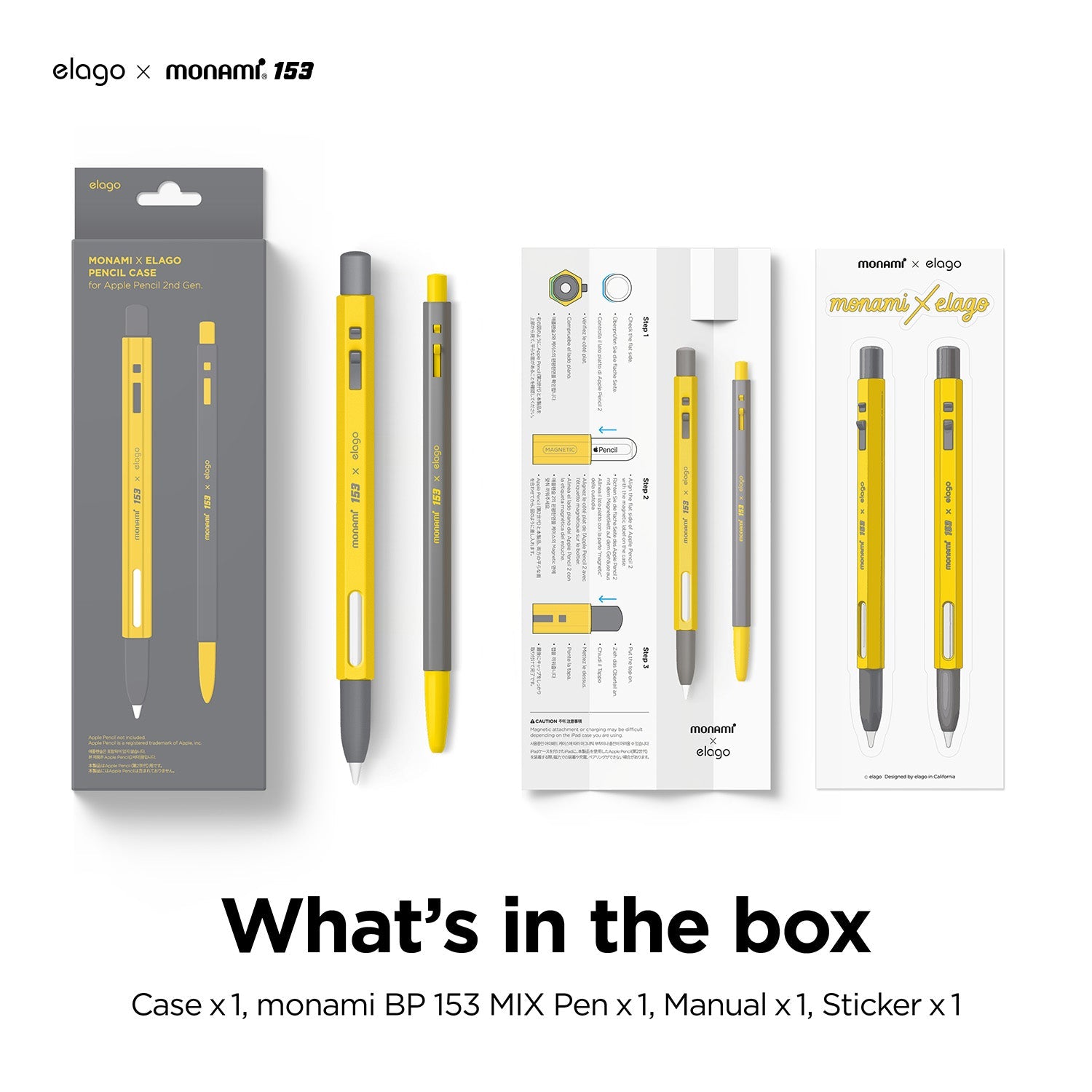 Elago x MONAMI Case for Apple Pencil 2nd Gen