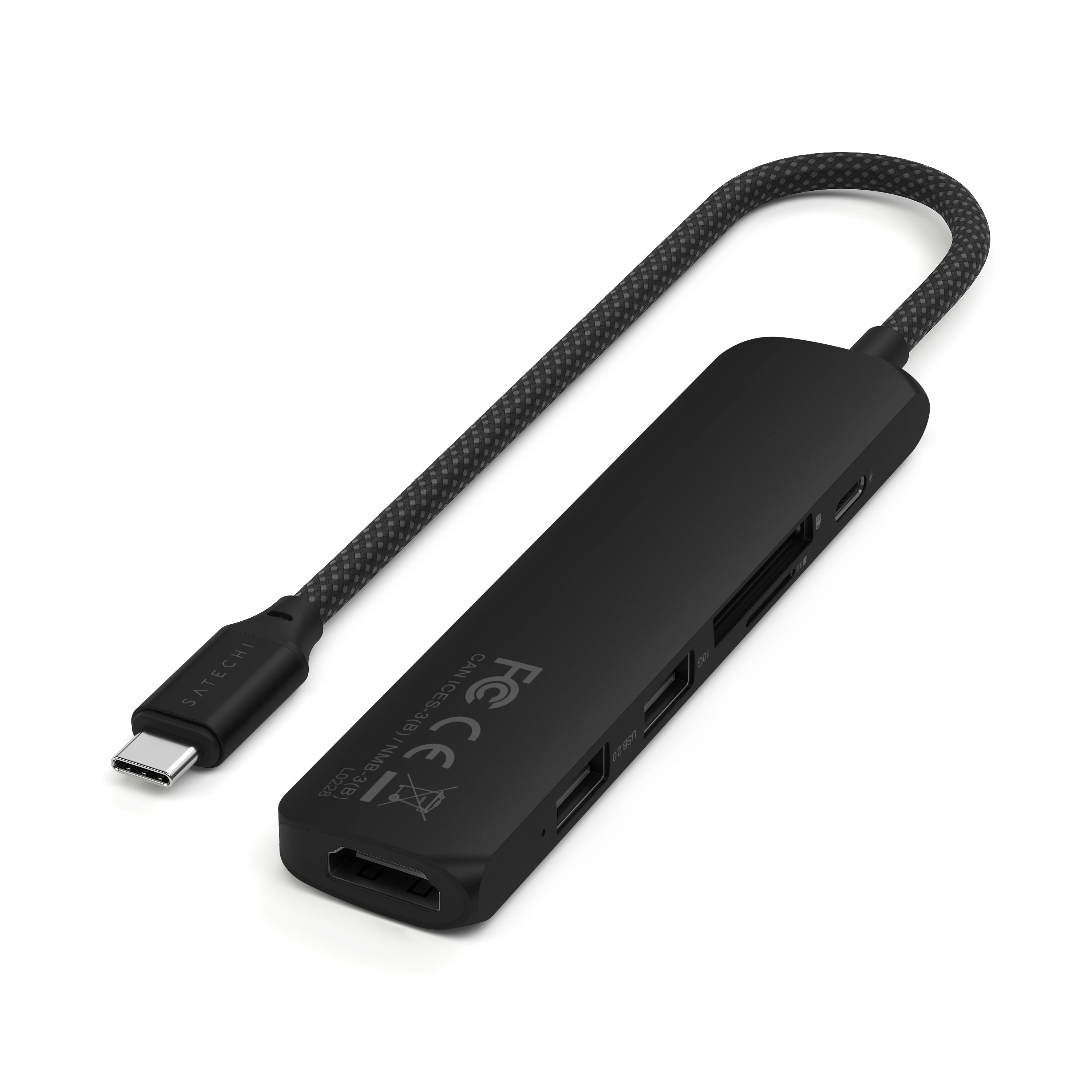 Satechi - 6-in-1 USB-C Slim Multiport Adapter
