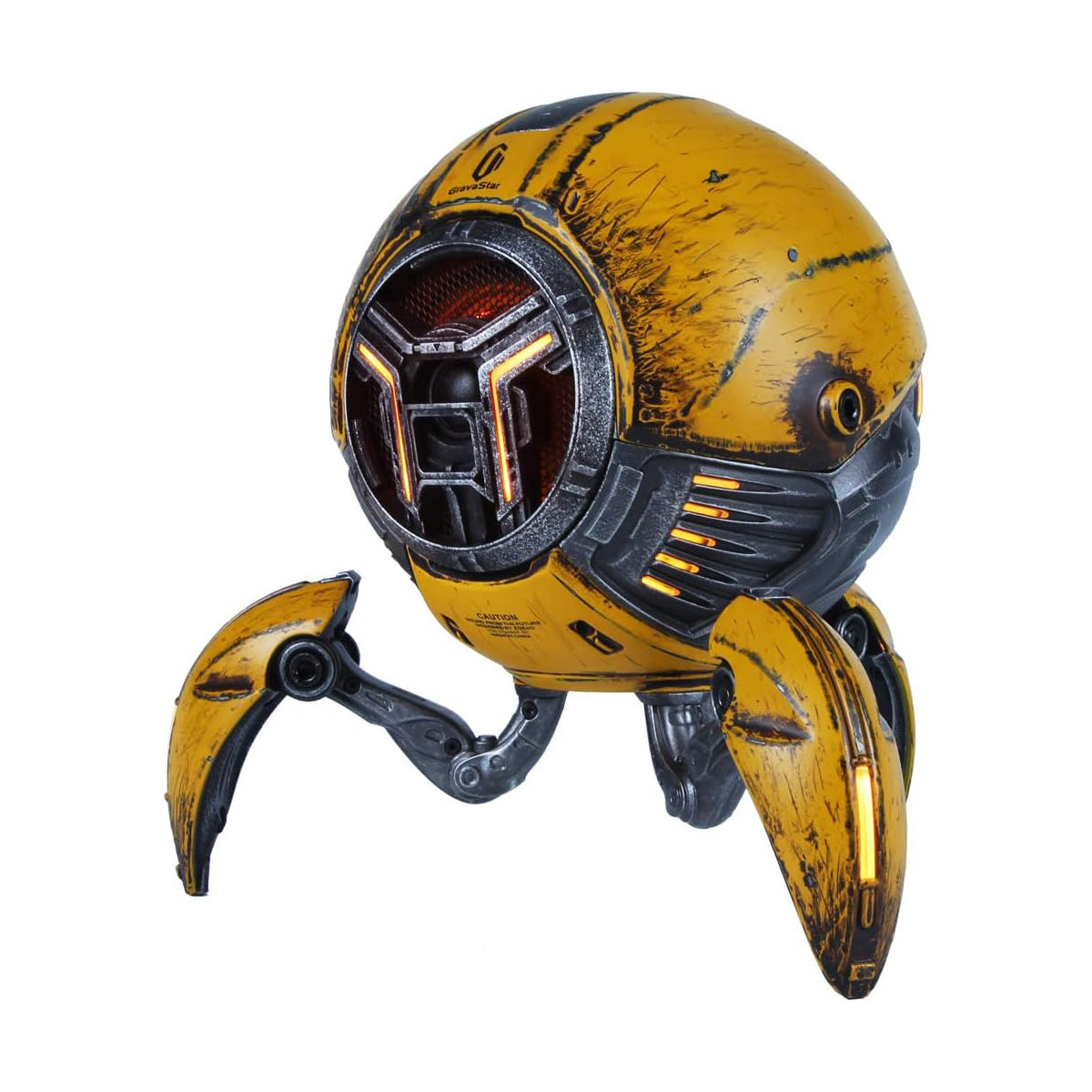 GravaStar - Mars Pro Special Edition War-Damaged Yellow - Wireless Bluetooth Speaker