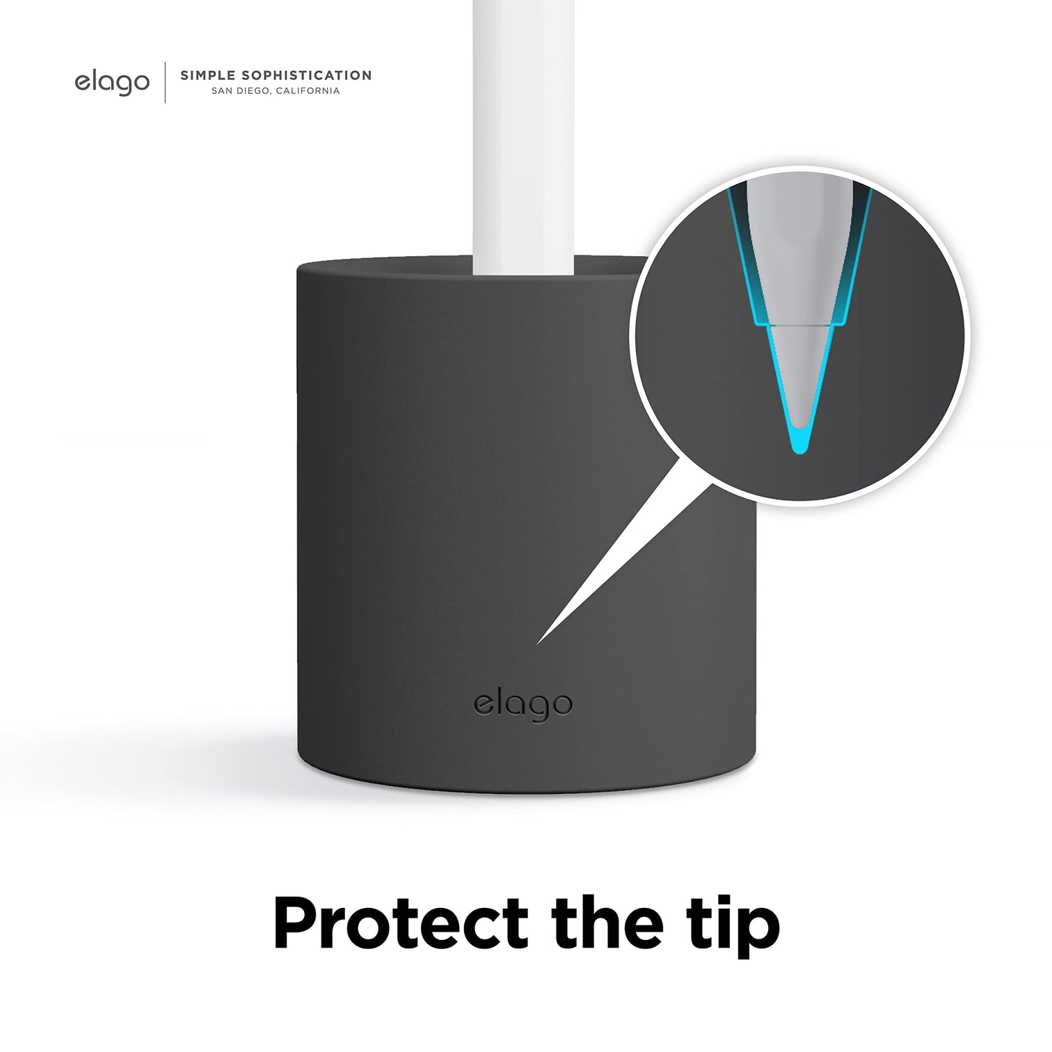 Elago - Silicone Stand for Apple Pencil and Any Tablet Stylus