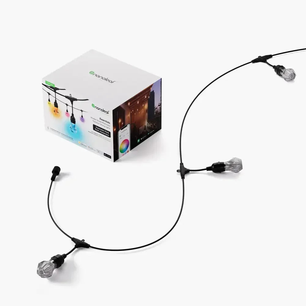 Inteligentne lampki girlanda Nanoleaf z kolorowymi LED, idealne do stylowego home office i desk setupu