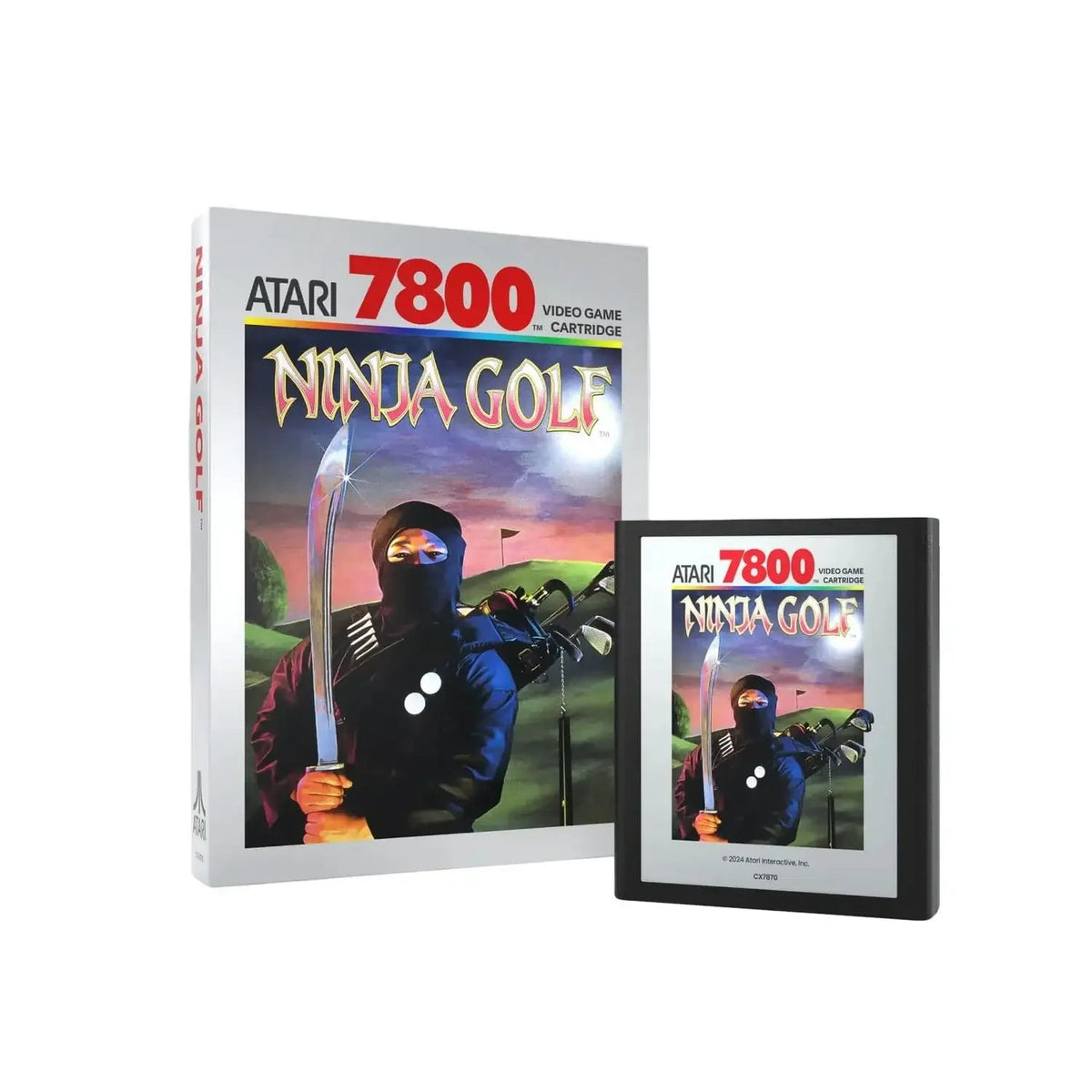 Atari 7800 Ninja Golf - klasyczna gra wideo z ninja i golfem