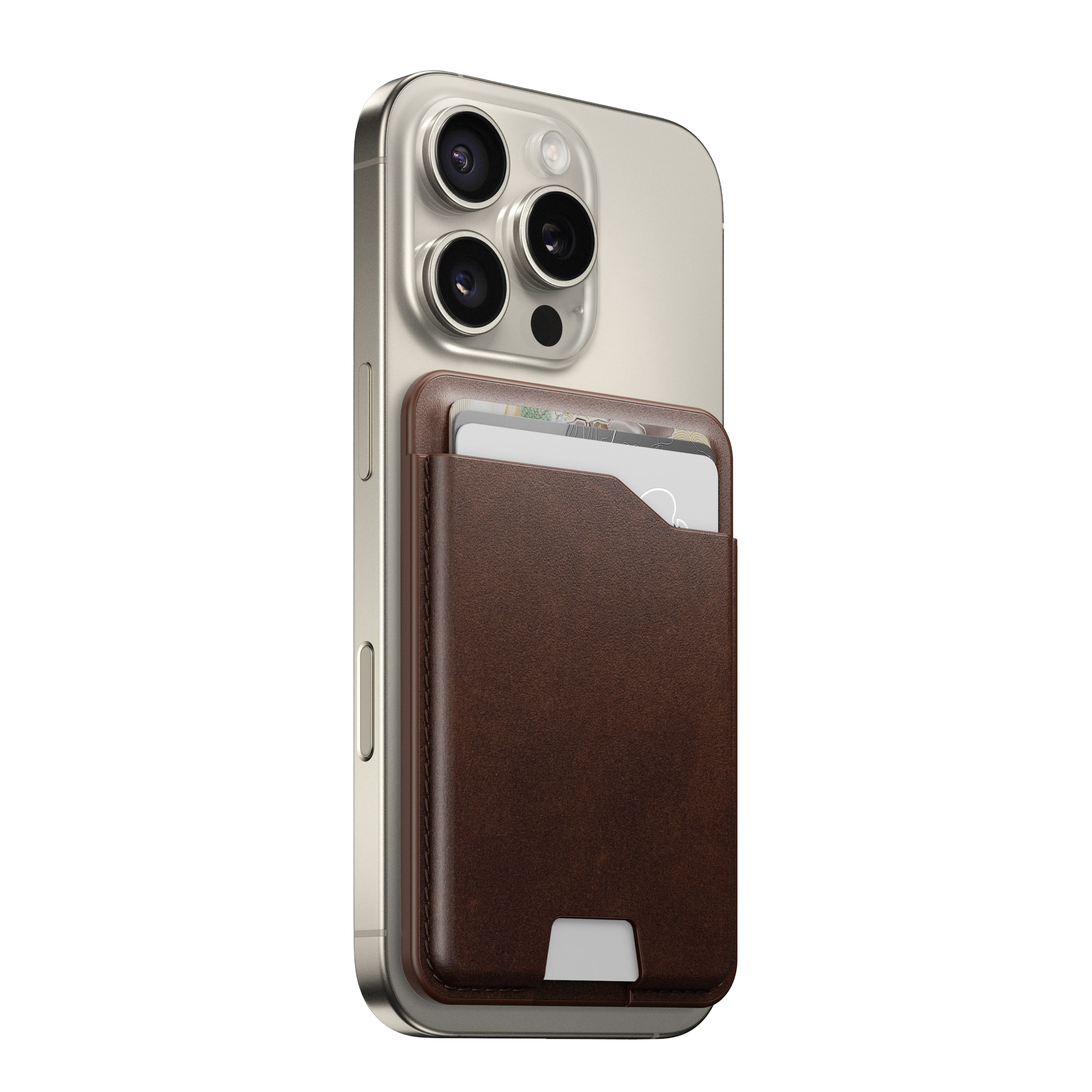 Nomad – Leather Mag Wallet Find My Tracking