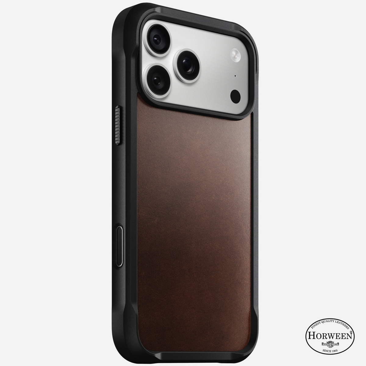 Nomad - Rugged Leather Case Rustic Brown for iPhone 18 Pro / Pro Max