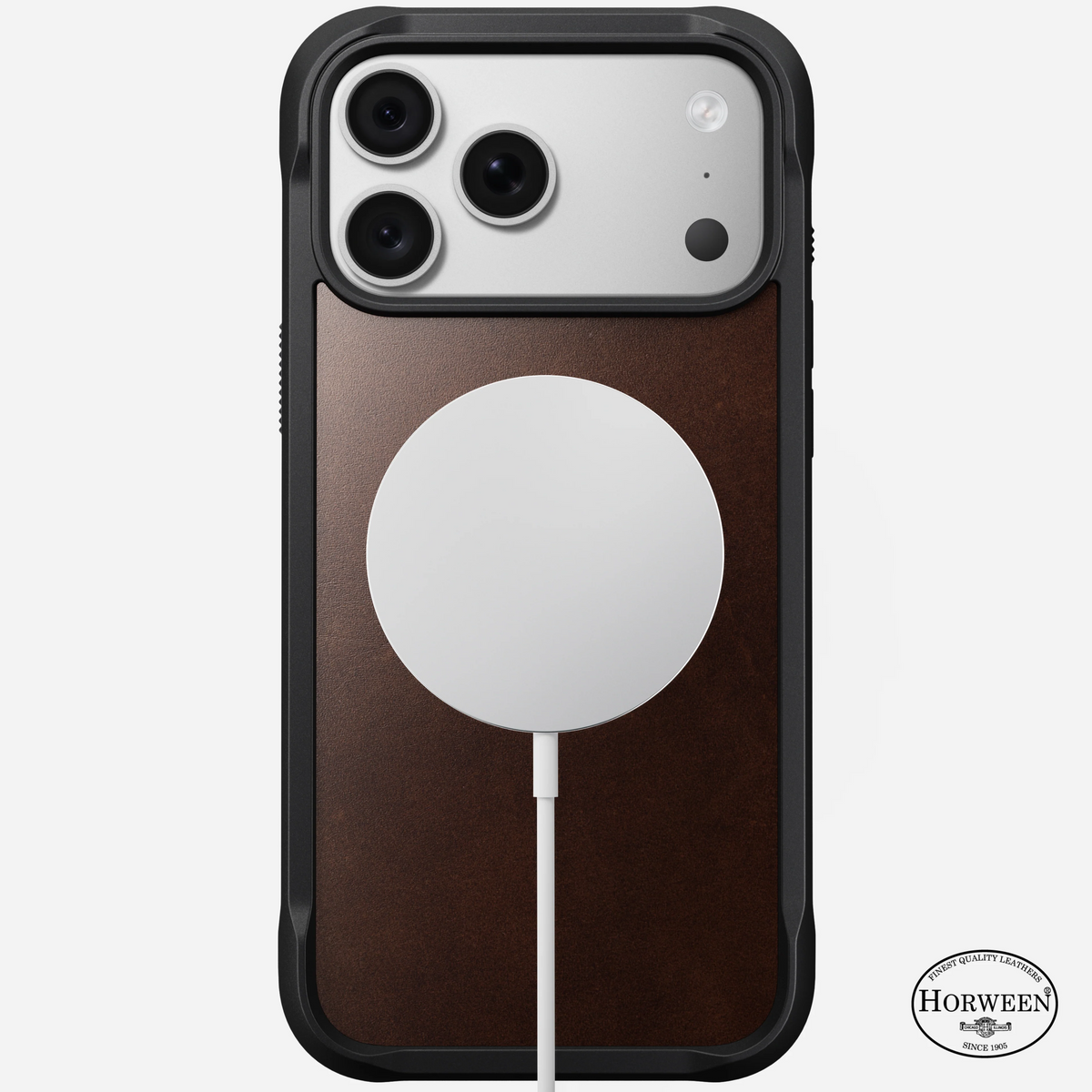 Nomad - Rugged Leather Case Rustic Brown for iPhone 18 Pro / Pro Max