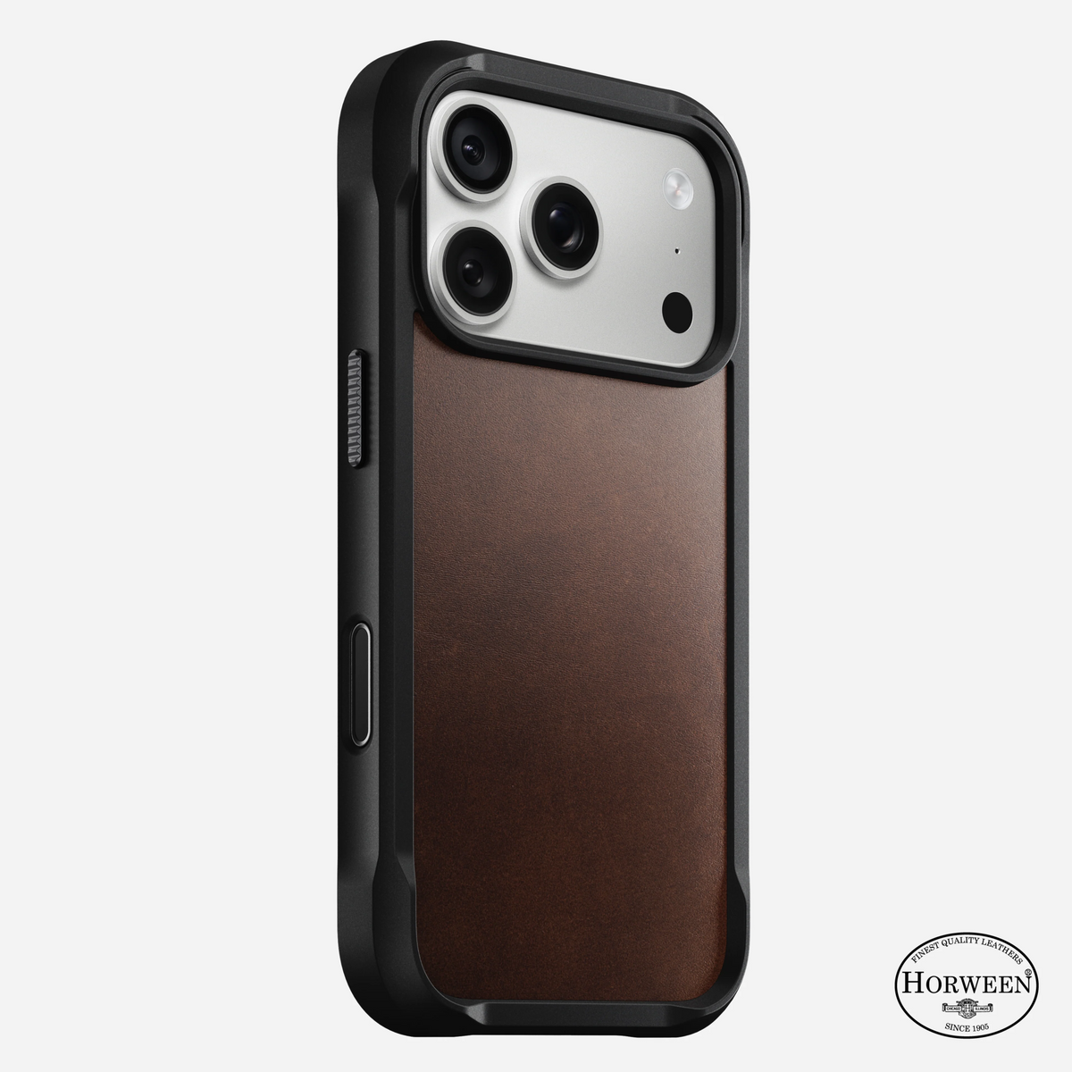 Nomad - Rugged Leather Case Rustic Brown for iPhone 18 Pro / Pro Max