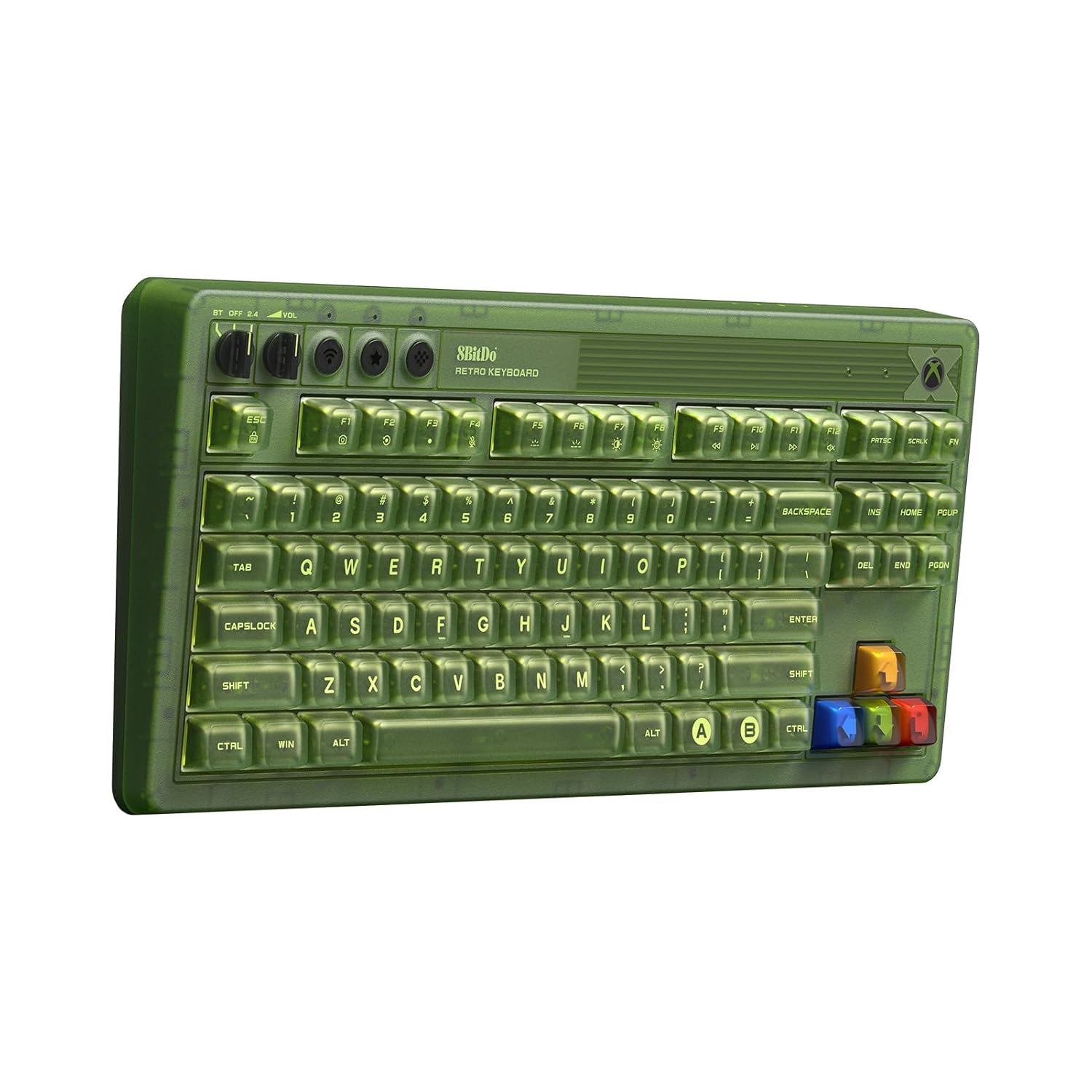 8BitDo - Retro 87 Mechanical Keyboard - Xbox Edition