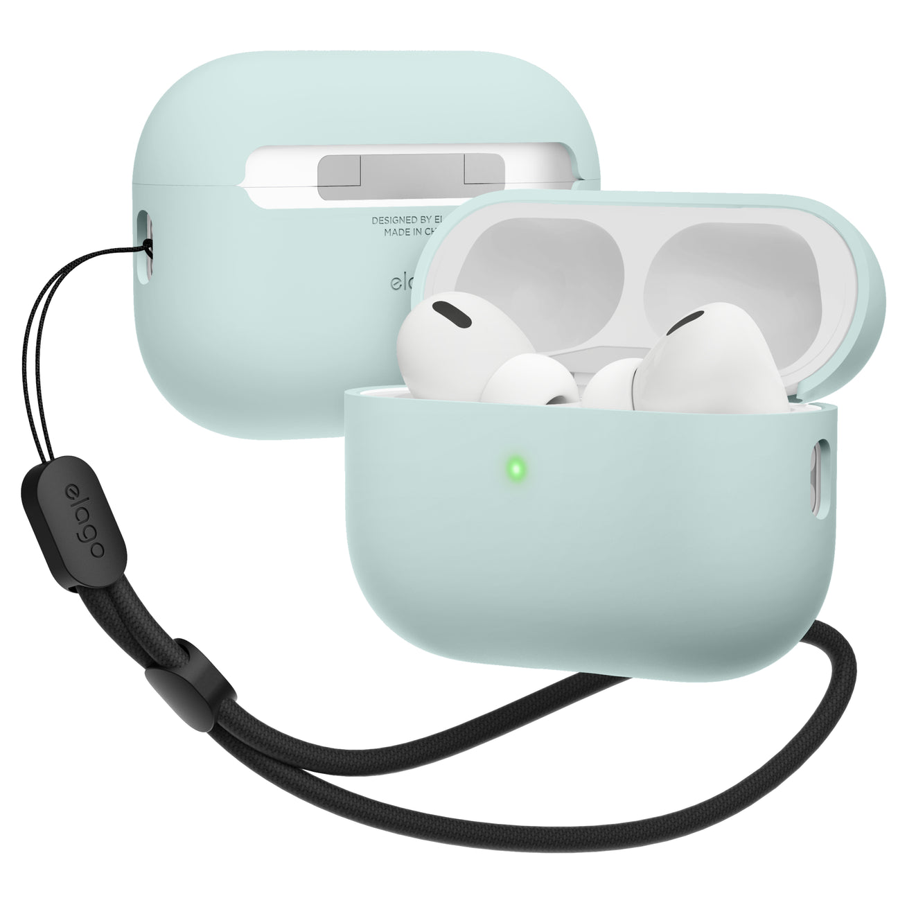 Elago - Liquid Hybrid Case with Nylon Lanyard for AirPods Pro 2
