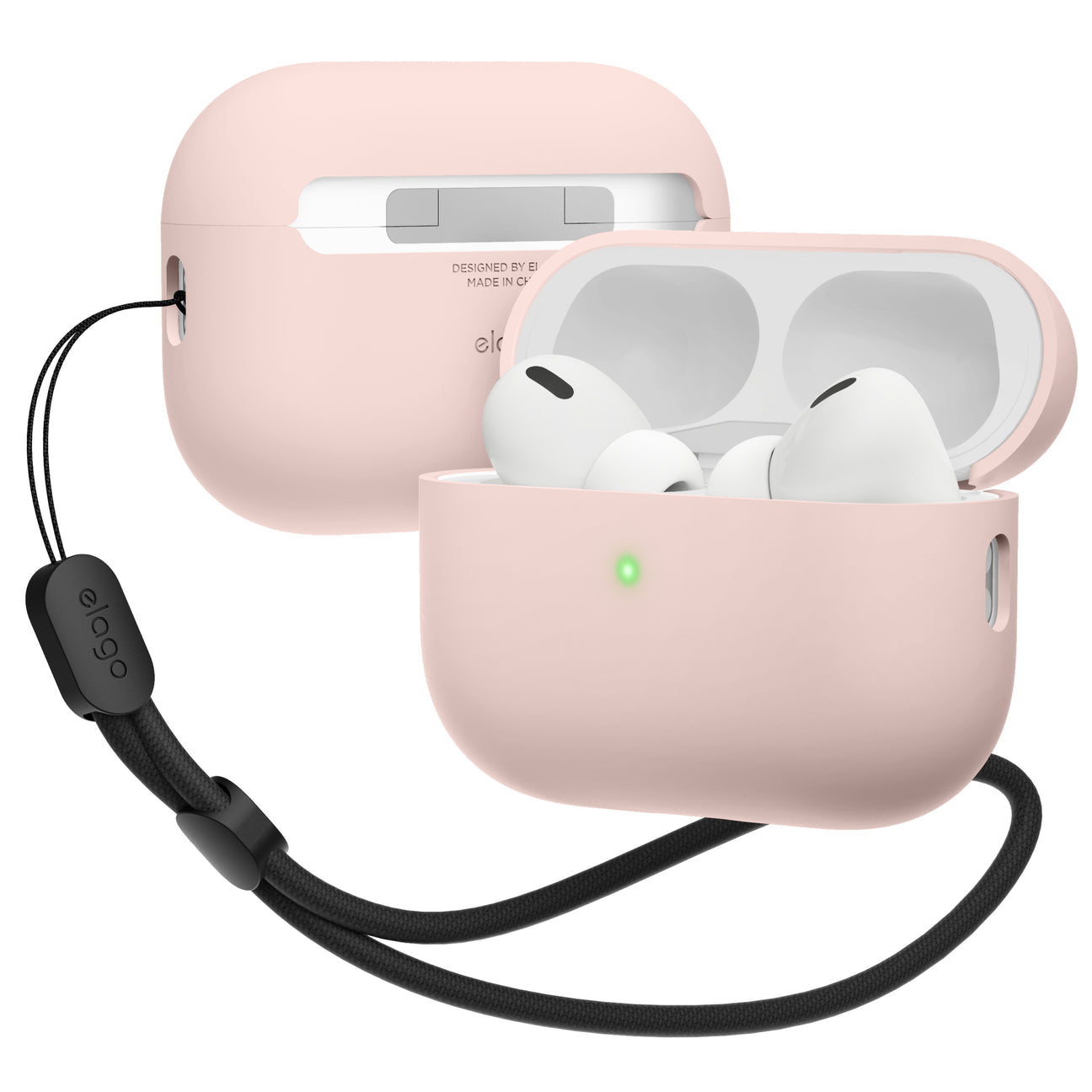 Elago - Liquid Hybrid Case with Nylon Lanyard for AirPods Pro 2