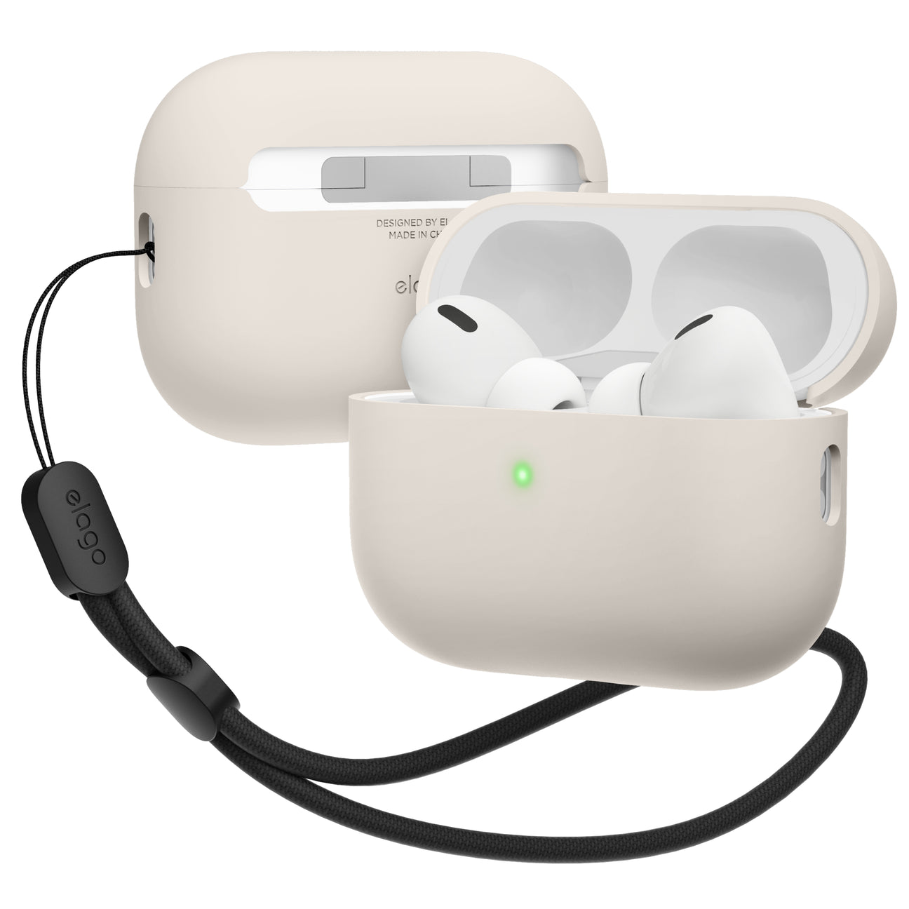 Elago - Liquid Hybrid Case with Nylon Lanyard for AirPods Pro 2
