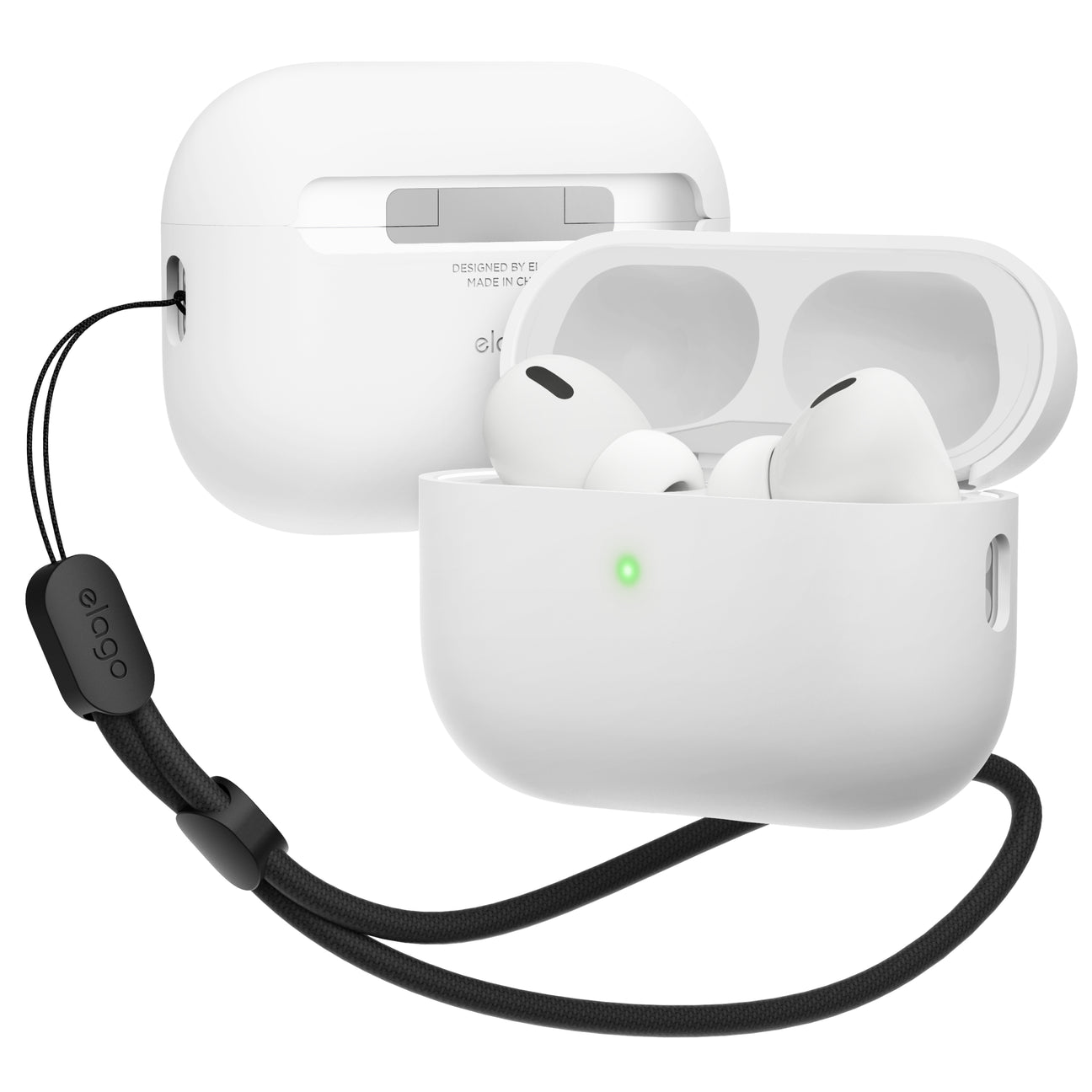Elago - Liquid Hybrid Case with Nylon Lanyard for AirPods Pro 2