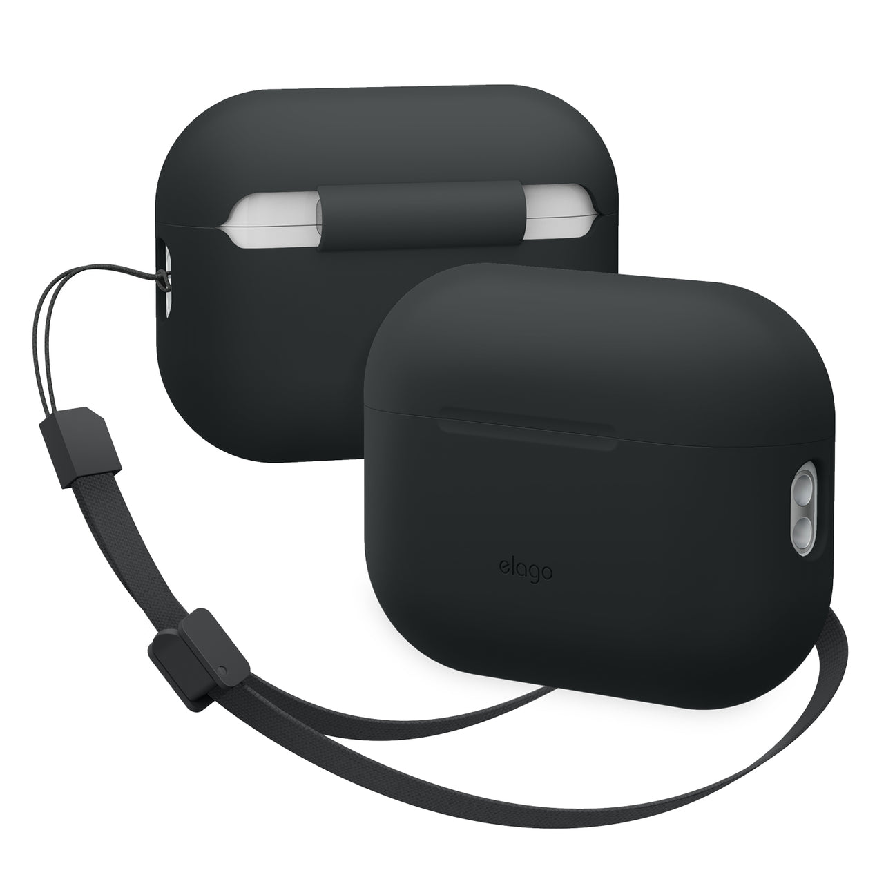 Elago - Silicone Basic Case with Fabric Lanyard for AirPods Pro 2