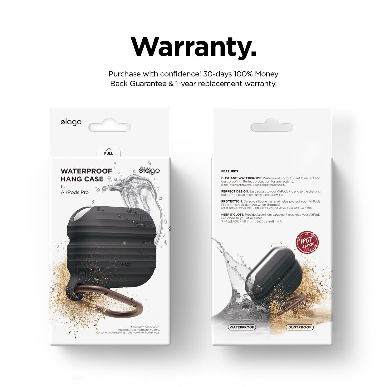 Elago - Waterproof Case for AirPods Pro and AirPods Pro 2