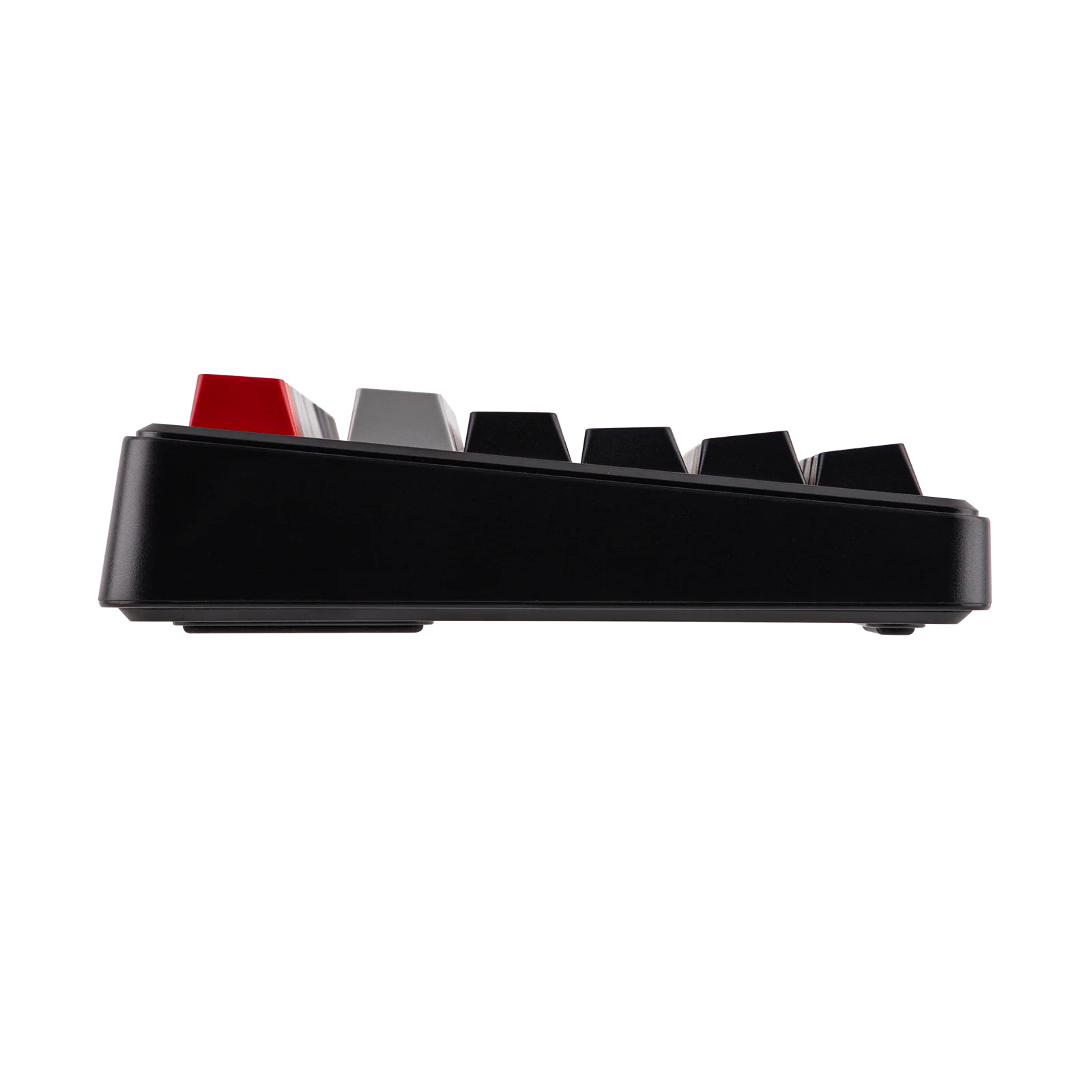 AULA - F75 MAX - Gasket-Mounted Hot-Swappable Tri-Mode Mechanical Keyboard with TFT Screen - Black + Red