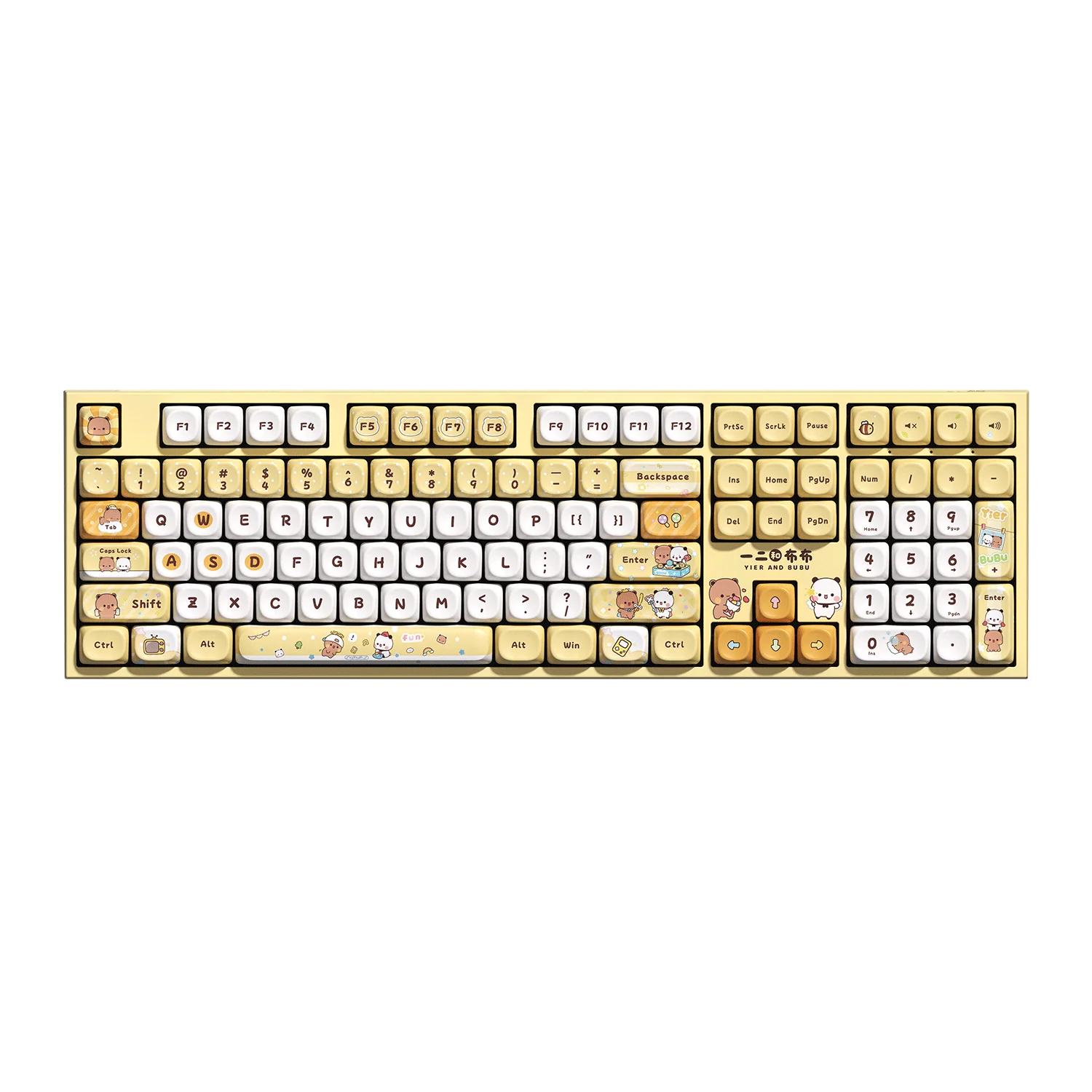 Akko x Dudu and Bubu 5108 V5 Yellow Wireless Mechanical Keyboard