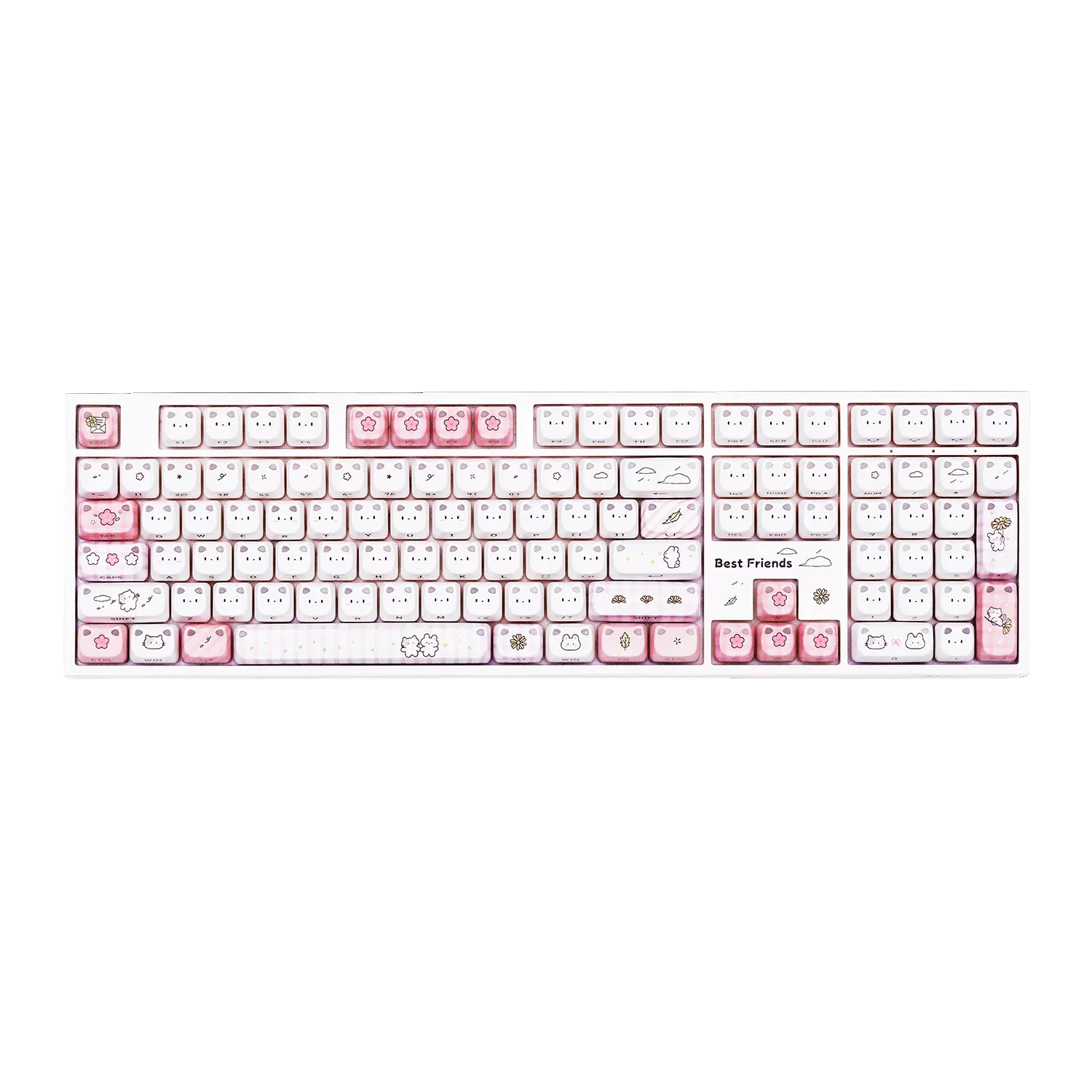 Akko - Shiny Kitten 5108 V5 Wireless Mechanical Keyboard - Pink