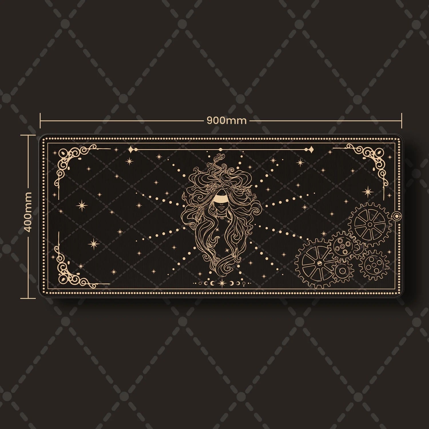 Akko - Interstellar Rosetta Stone - The Magic Tarot Mouse Pad
