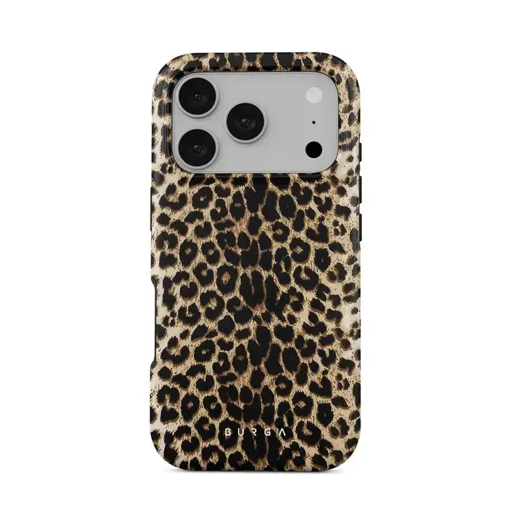 Etui na telefon z wzorem lamparta, stylowy akcesorium do telefonu