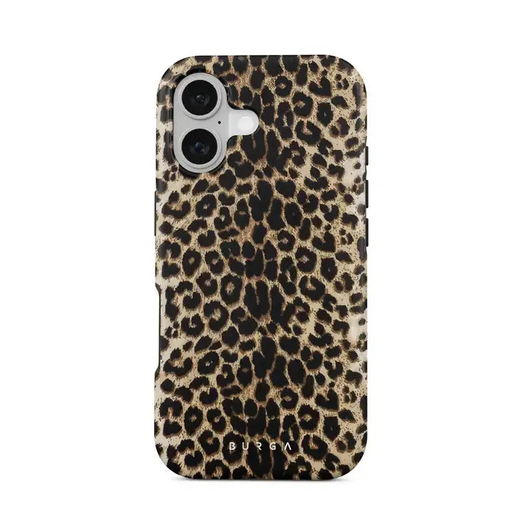 Etui na telefon z wzorem lamparta, stylowy akcesorium do Home Office