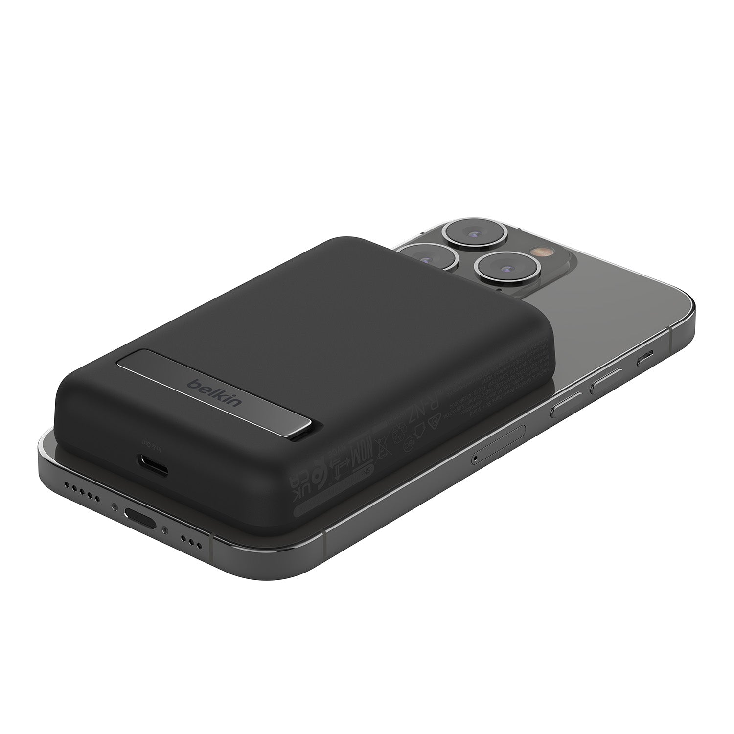 Belkin - BoostCharge Magnetic Wireless Power Bank 5K + Stand