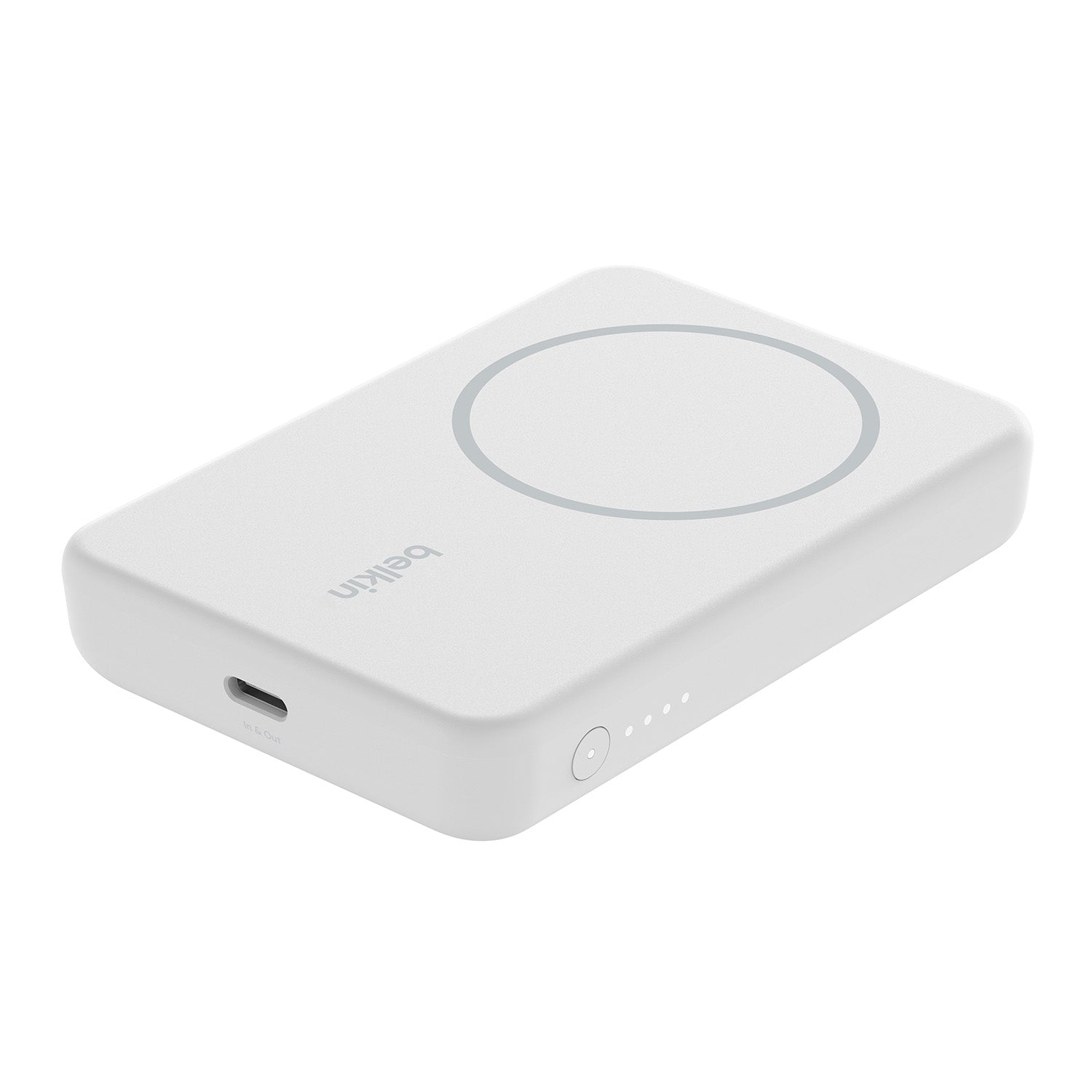Belkin - BoostCharge Magnetic Wireless Power Bank 5K + Stand