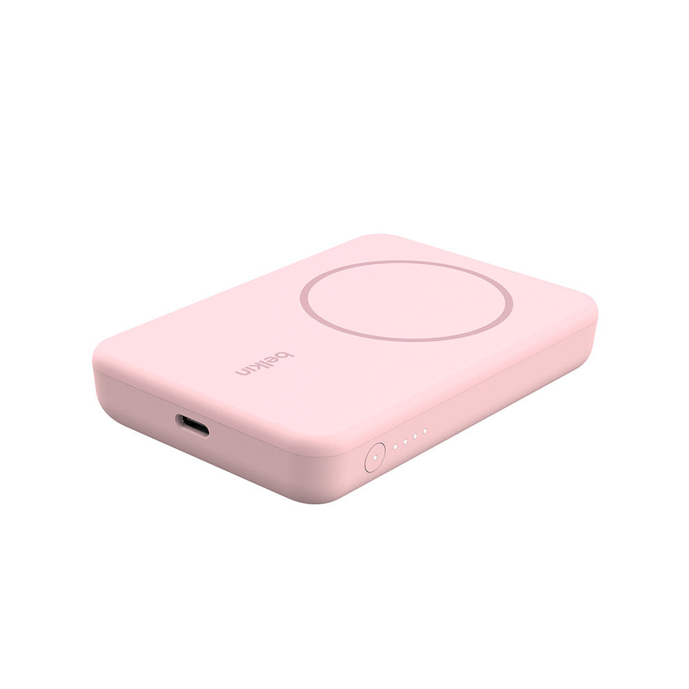 Belkin - BoostCharge Magnetic Wireless Power Bank 5K + Stand