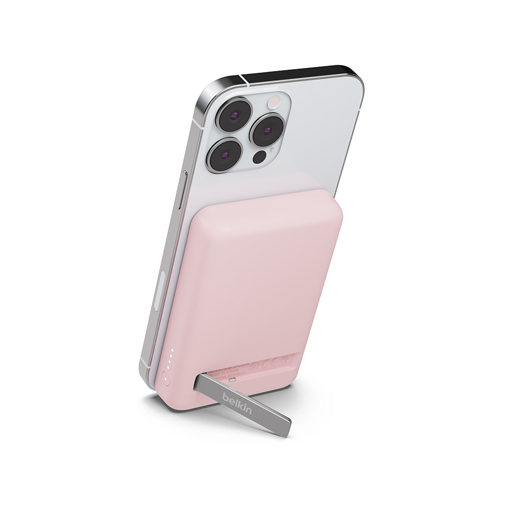 Belkin - BoostCharge Magnetic Wireless Power Bank 5K + Stand