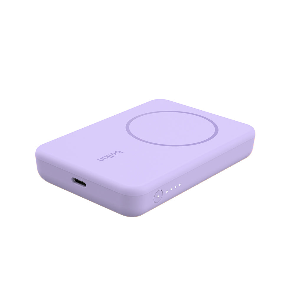 Belkin - BoostCharge Magnetic Wireless Power Bank 5K + Stand