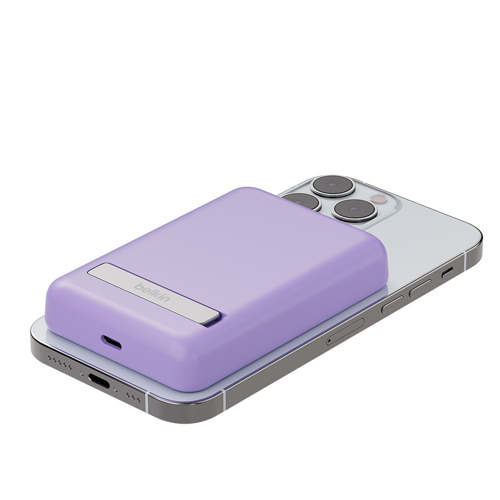 Belkin - BoostCharge Magnetic Wireless Power Bank 5K + Stand