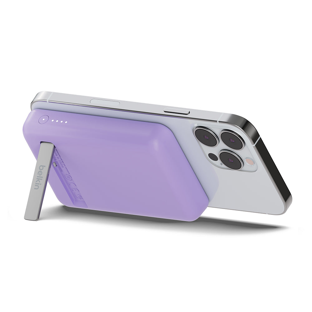 Belkin - BoostCharge Magnetic Wireless Power Bank 5K + Stand